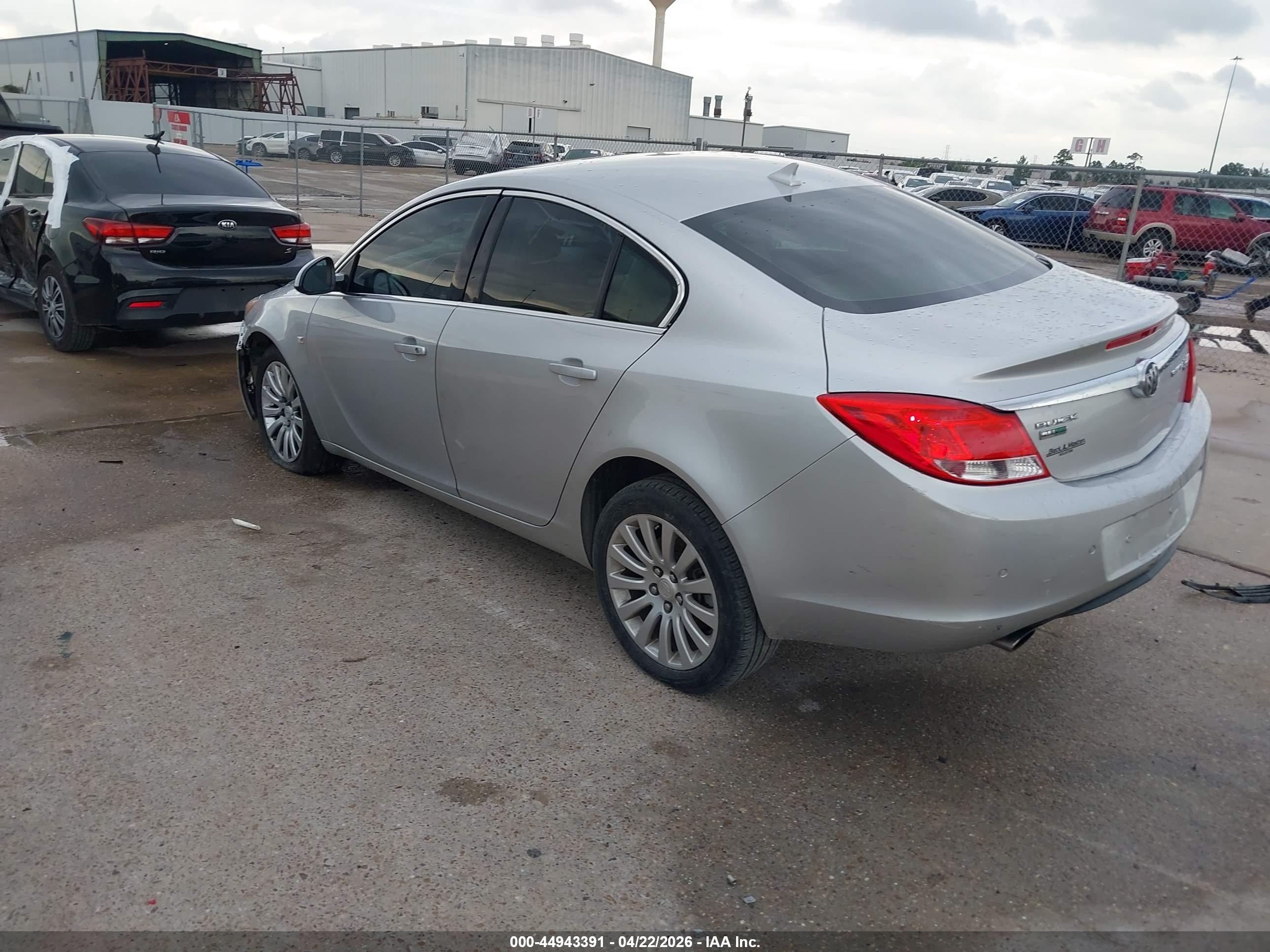 2011 Buick Regal Cxl Turbo Russelsheim Silver vin: W04GW5EV7B1044485