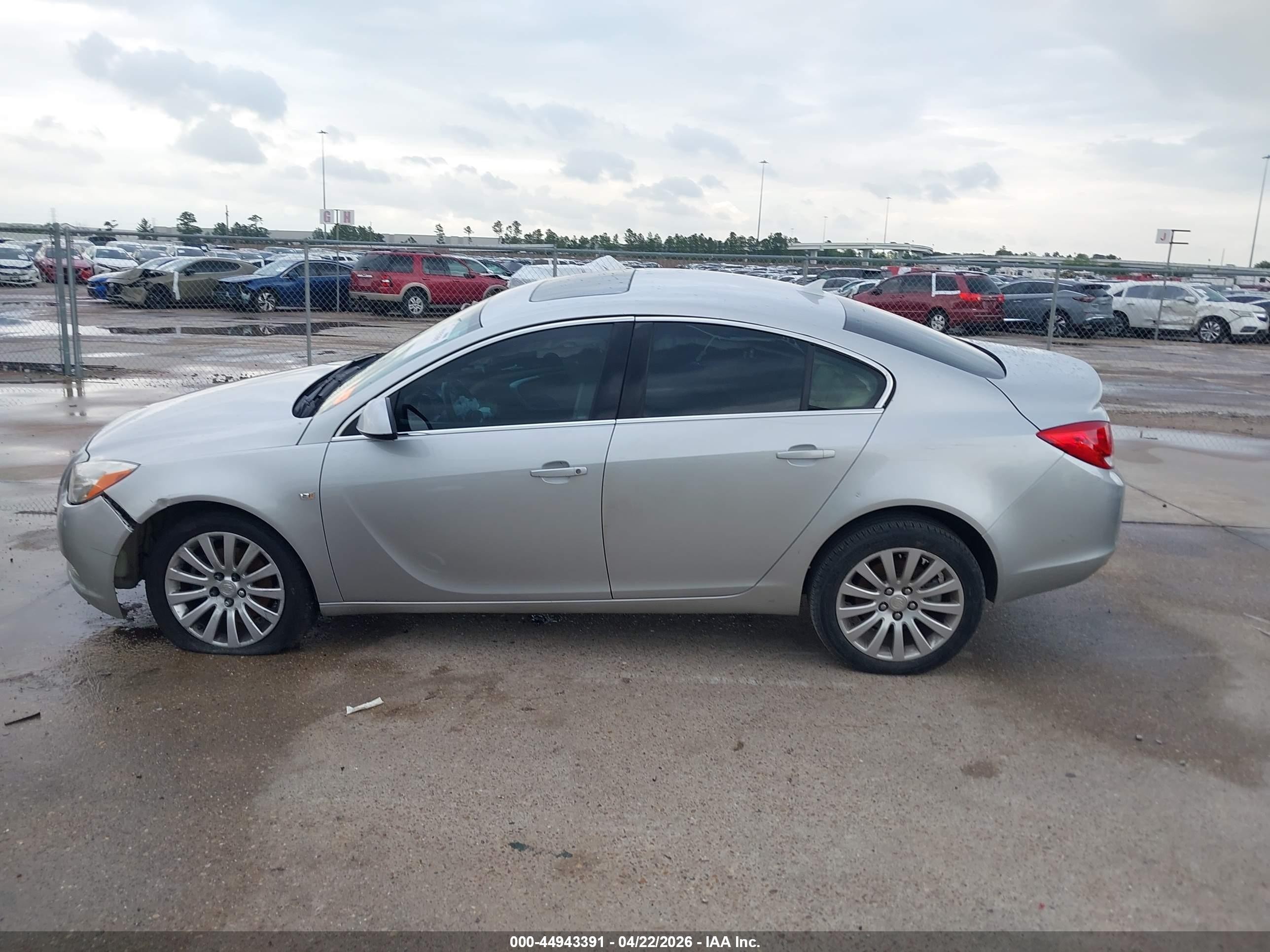 2011 Buick Regal Cxl Turbo Russelsheim Silver vin: W04GW5EV7B1044485