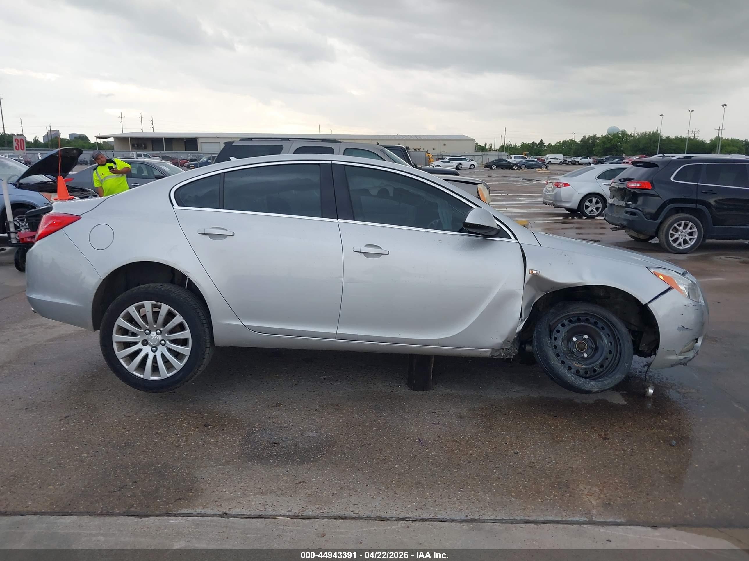 2011 Buick Regal Cxl Turbo Russelsheim Silver vin: W04GW5EV7B1044485