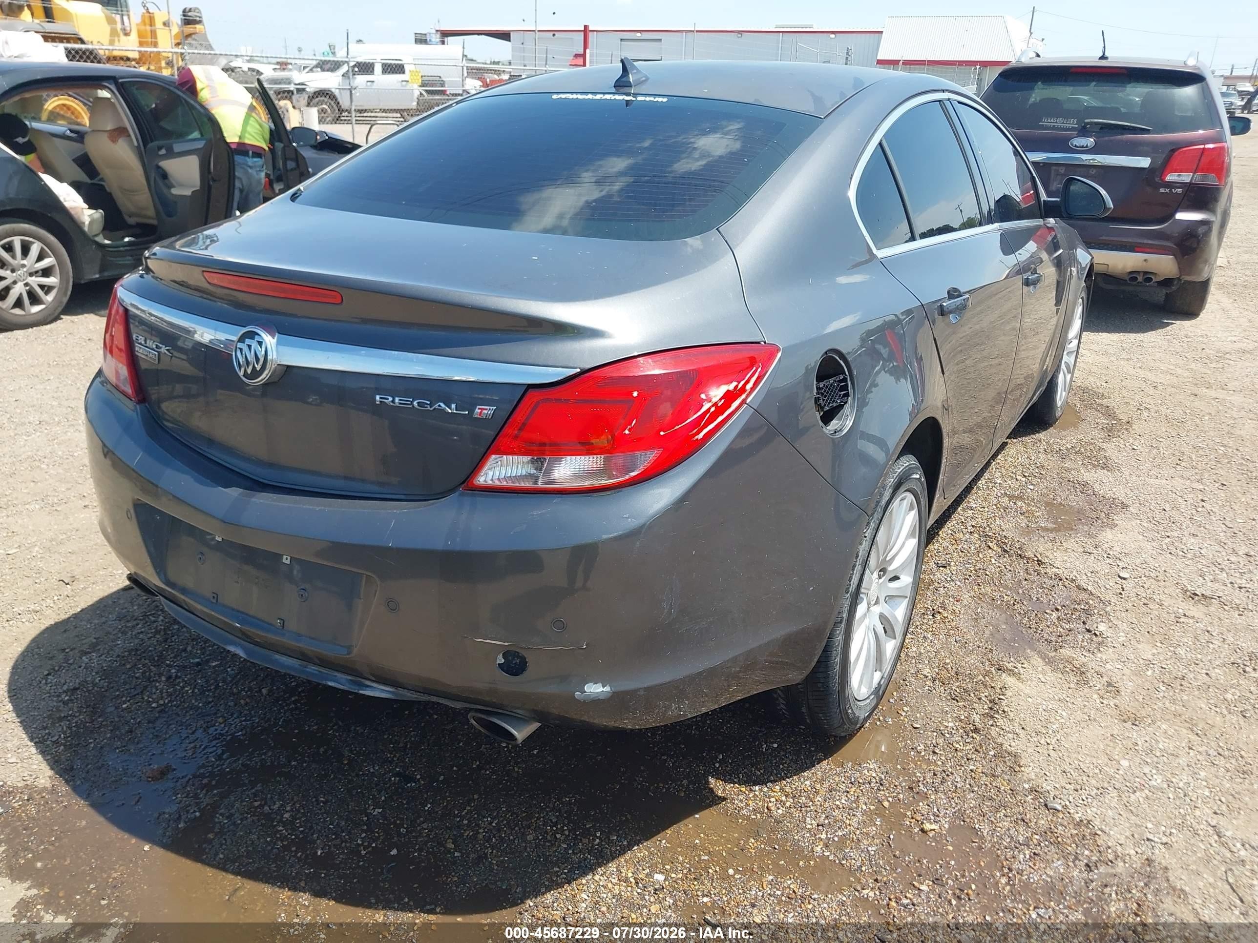 2011 Buick Regal Cxl Turbo Russelsheim Gray vin: W04GW5EV8B1128055