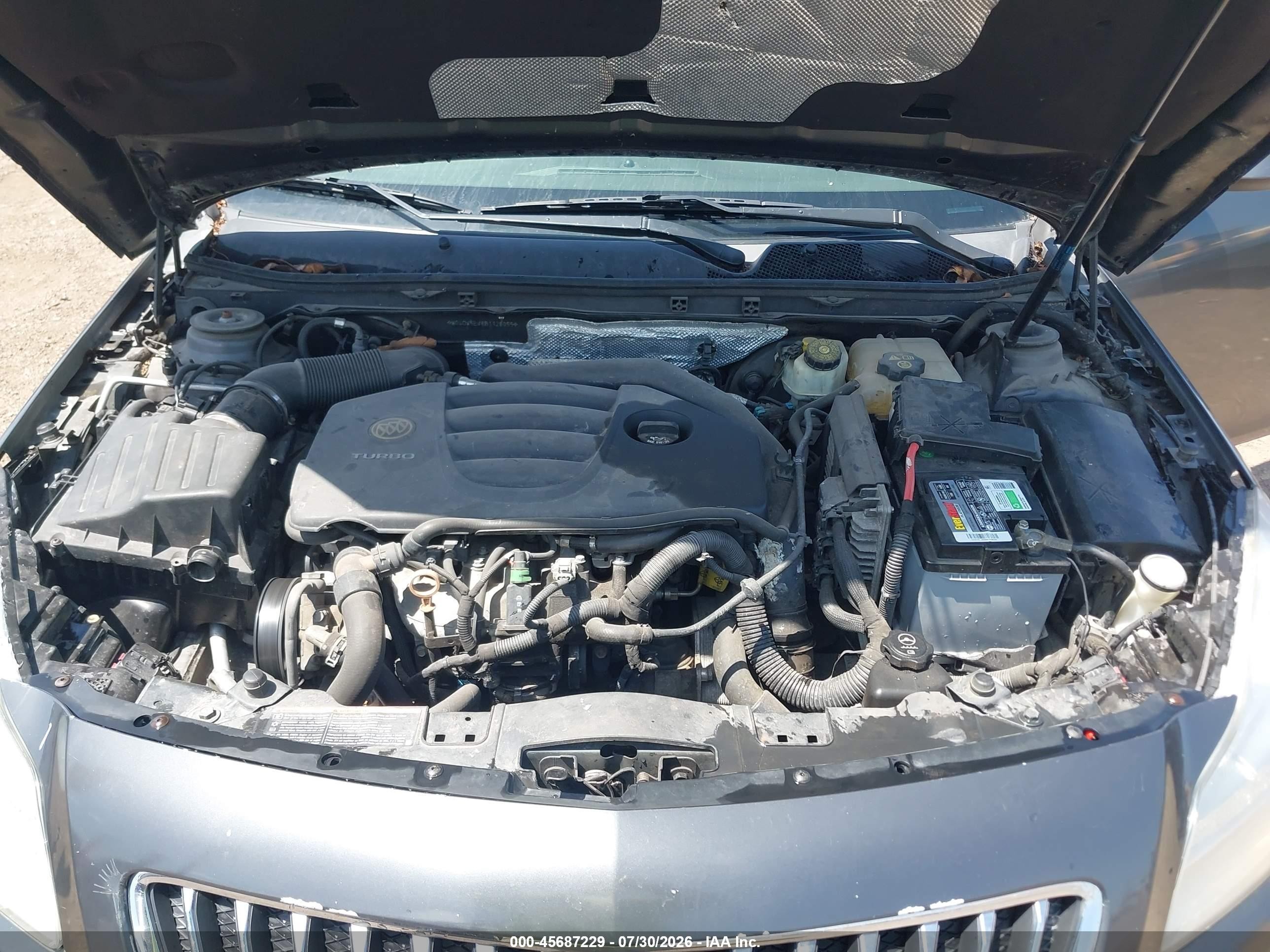 2011 Buick Regal Cxl Turbo Russelsheim Gray vin: W04GW5EV8B1128055