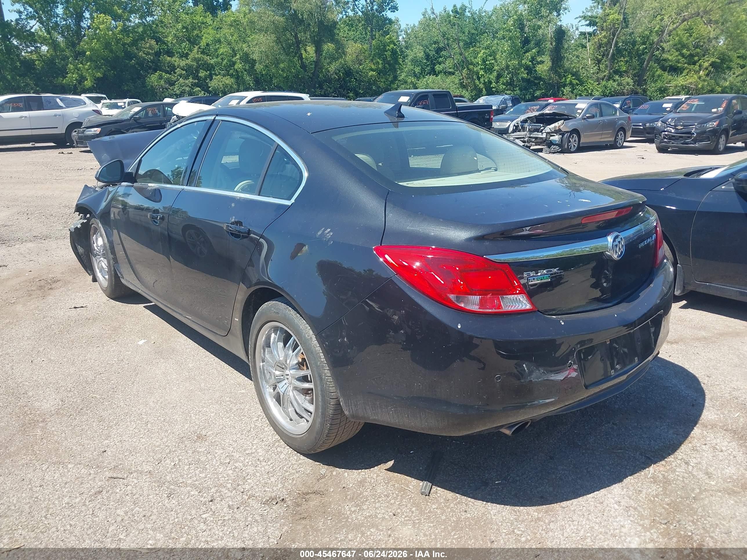 2011 Buick Regal Cxl Turbo Russelsheim Black vin: W04GY5GV5B1049109