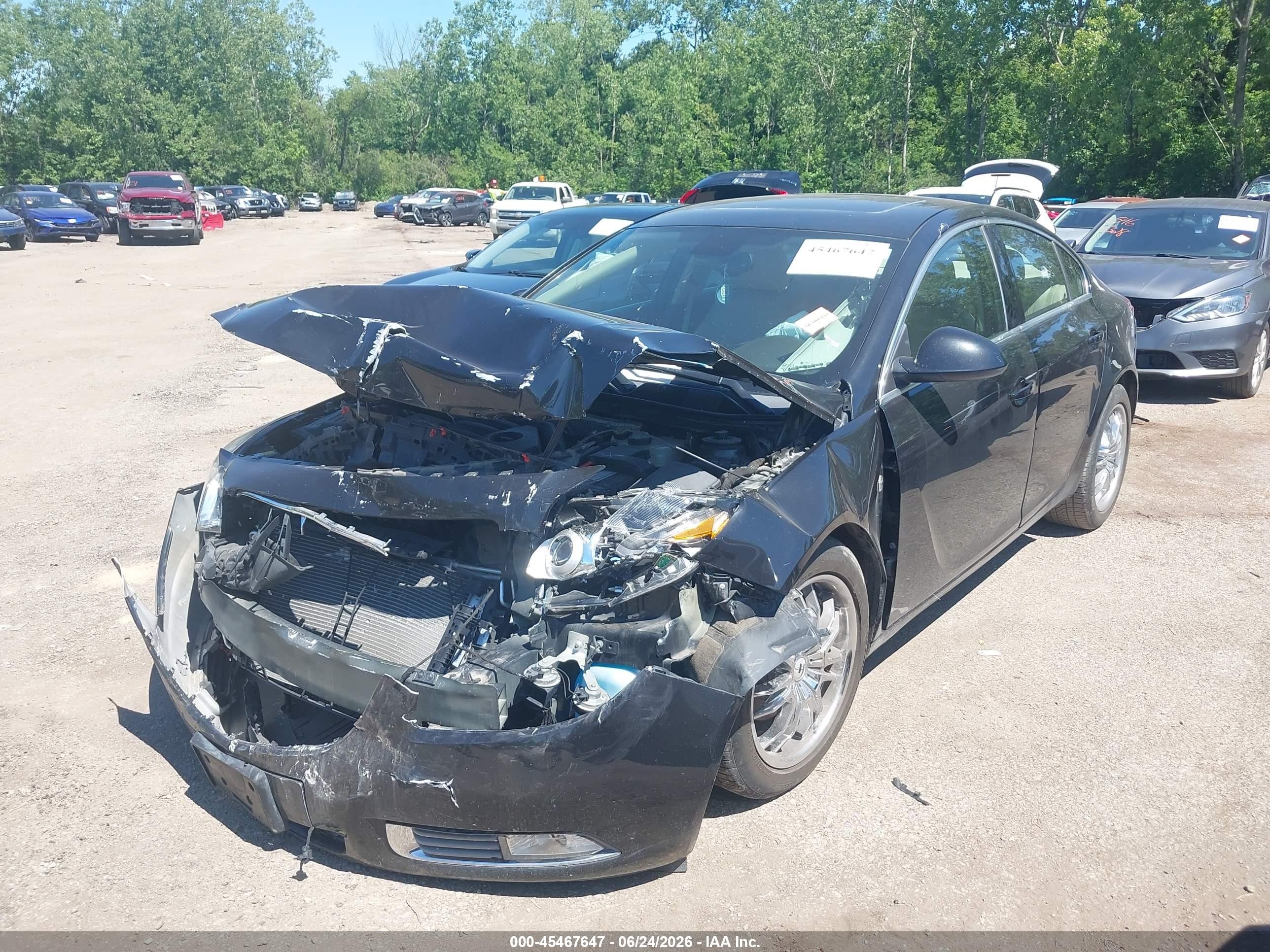 2011 Buick Regal Cxl Turbo Russelsheim Black vin: W04GY5GV5B1049109
