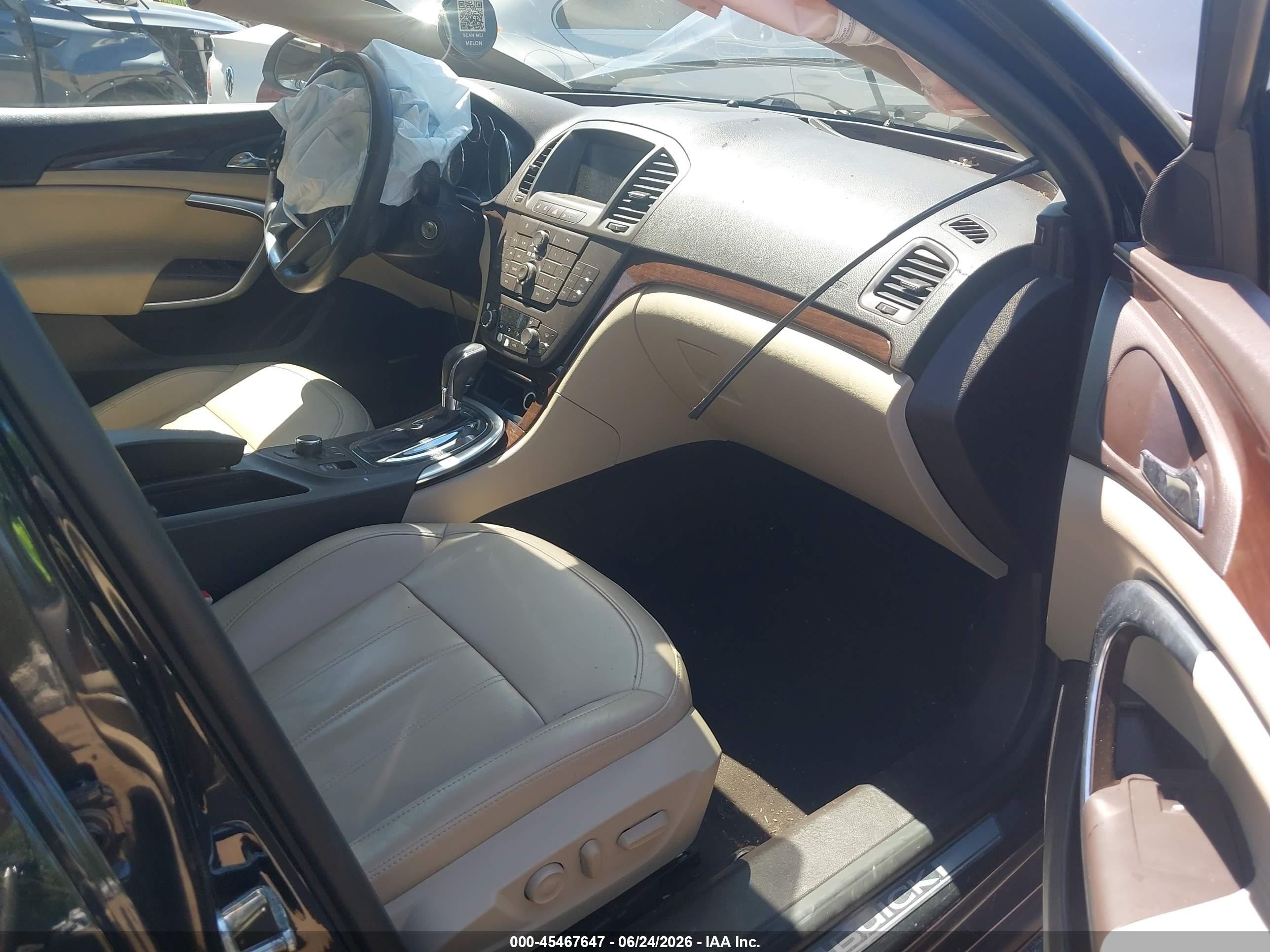 2011 Buick Regal Cxl Turbo Russelsheim Black vin: W04GY5GV5B1049109