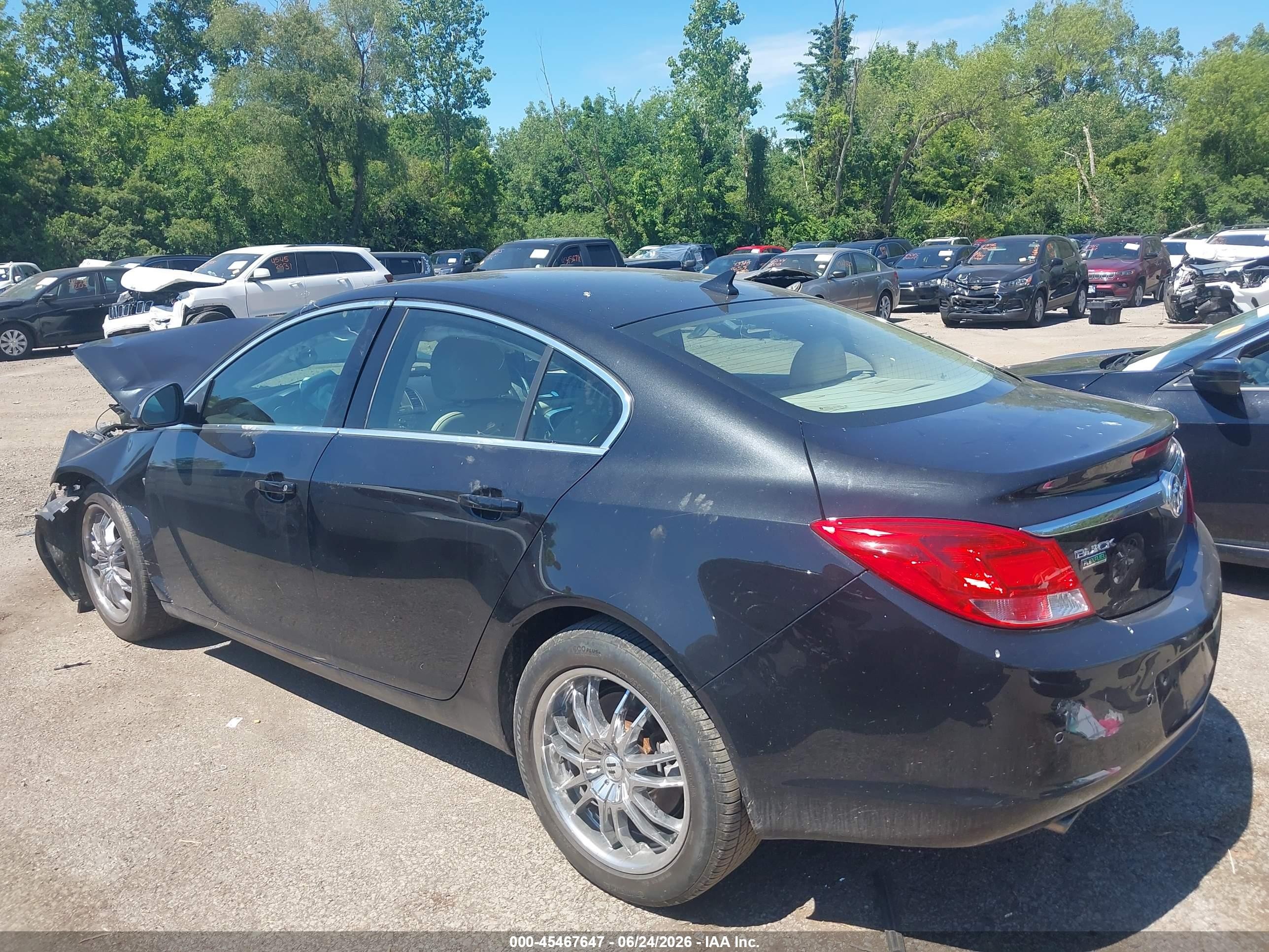 2011 Buick Regal Cxl Turbo Russelsheim Black vin: W04GY5GV5B1049109