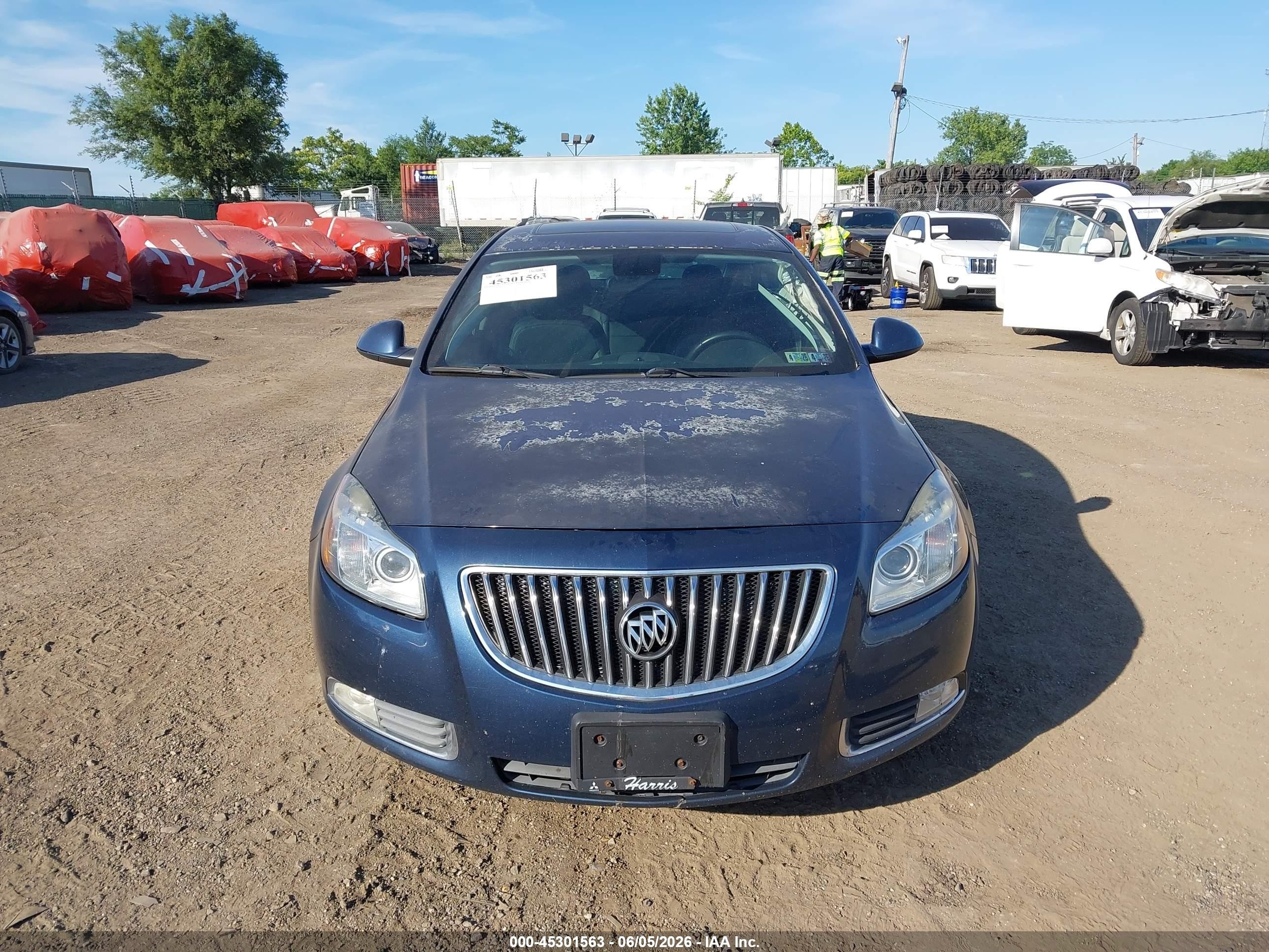 2011 Buick Regal Cxl Turbo Russelsheim Синий vin: W04GY5GV8B1090186