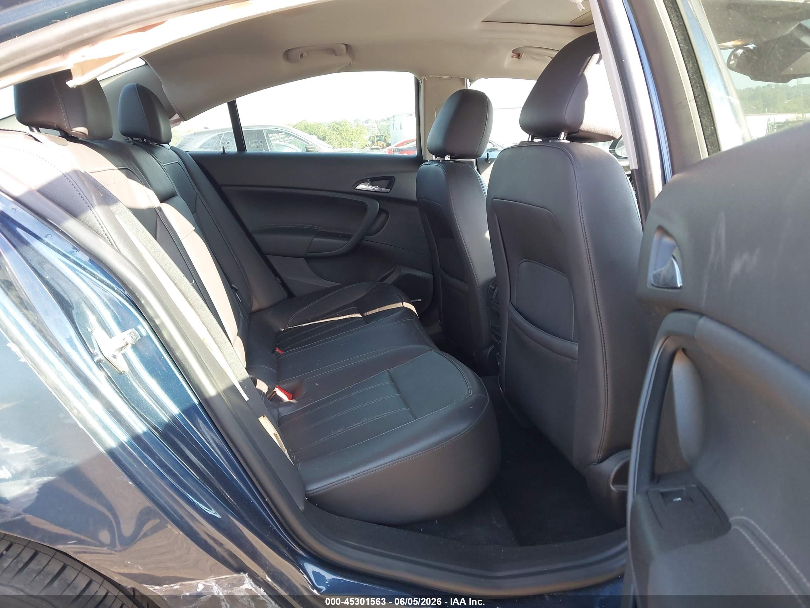 2011 Buick Regal Cxl Turbo Russelsheim Синий vin: W04GY5GV8B1090186