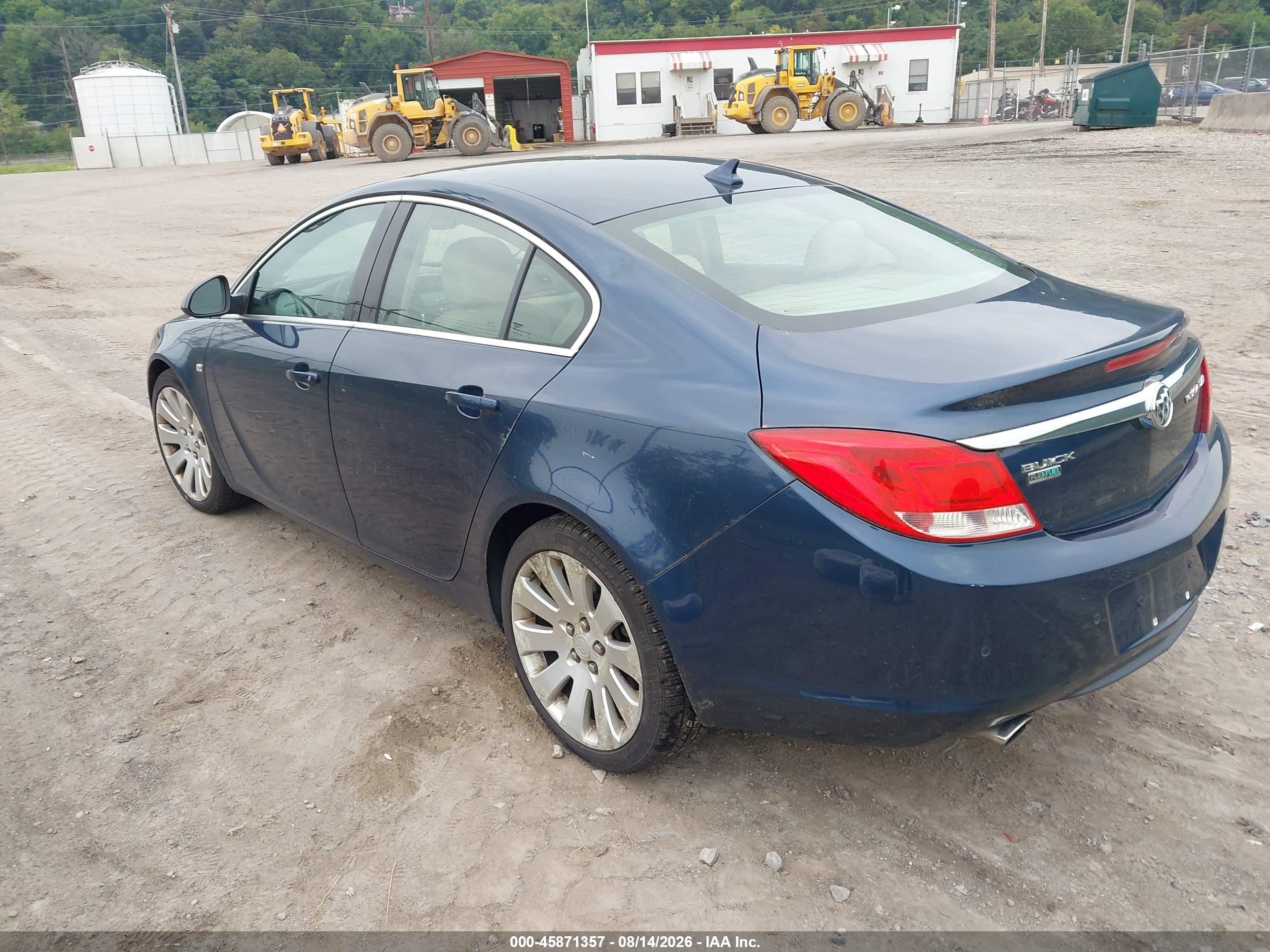 2011 Buick Regal Cxl Turbo Russelsheim Blue vin: W04GZ5GV1B1067832