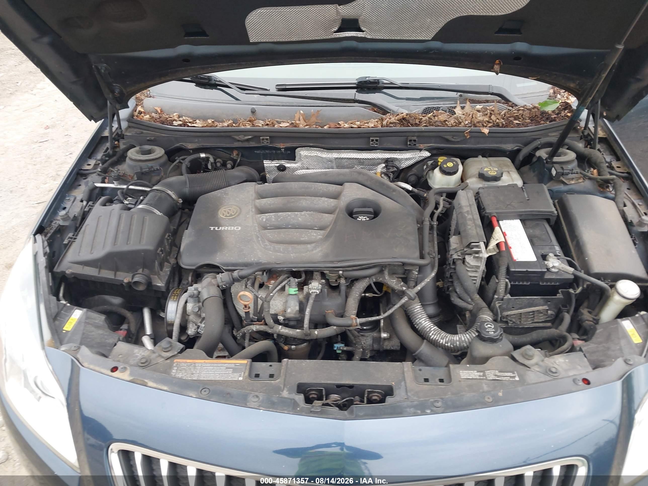 2011 Buick Regal Cxl Turbo Russelsheim Blue vin: W04GZ5GV1B1067832