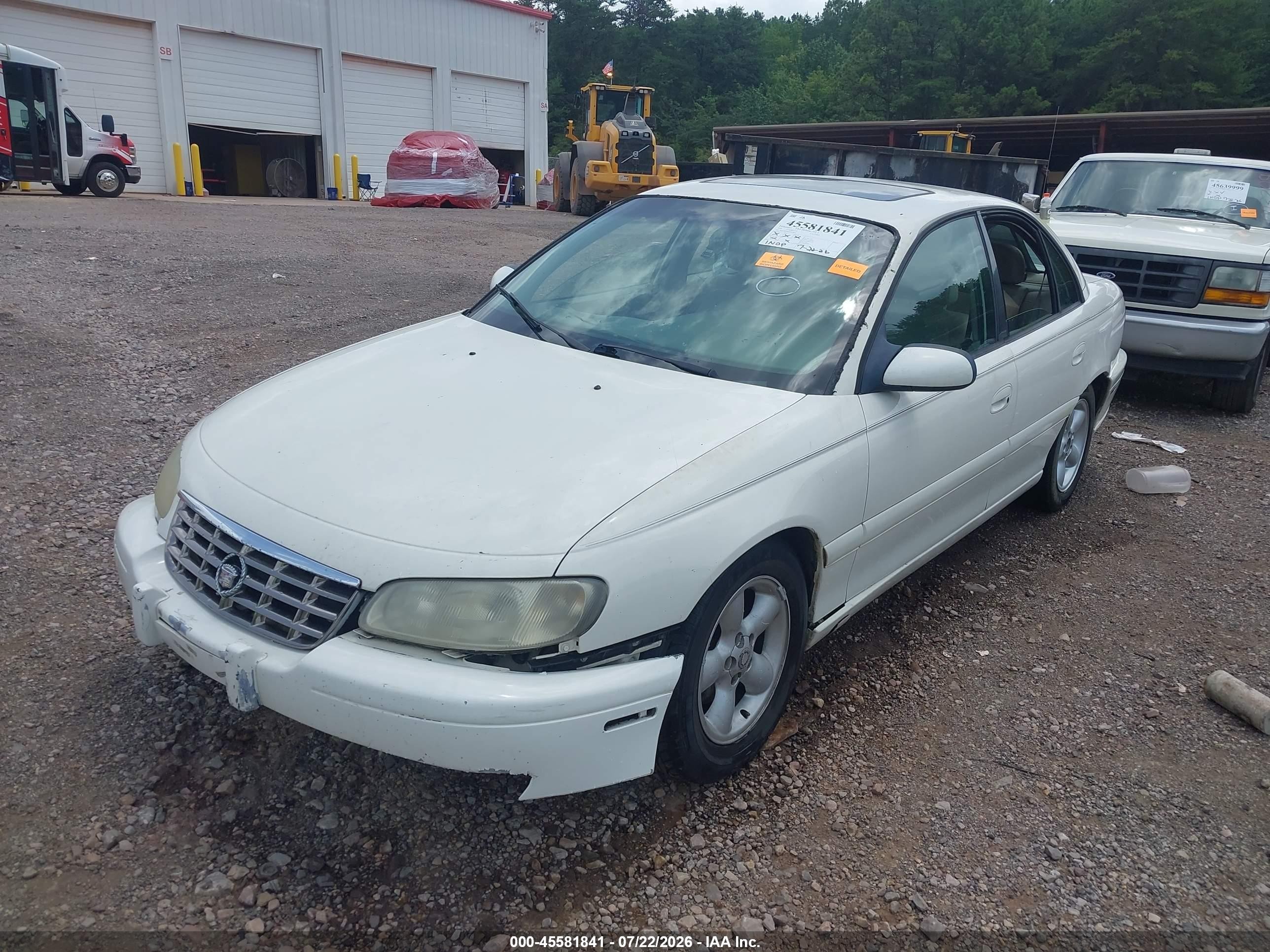 1999 Cadillac Catera Standard White vin: W06VR52R0XR025816