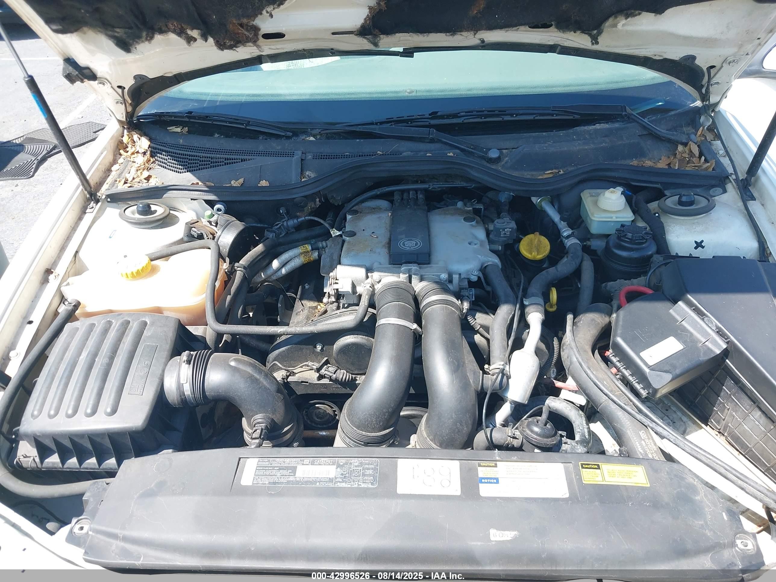 1998 Cadillac Catera   White vin: W06VR52R8WR132613