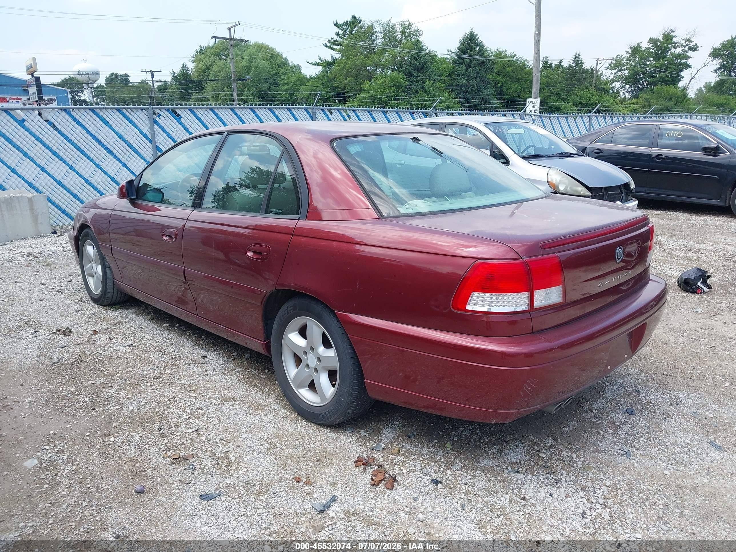 2001 Cadillac Catera Standard Red vin: W06VR54R41R046561