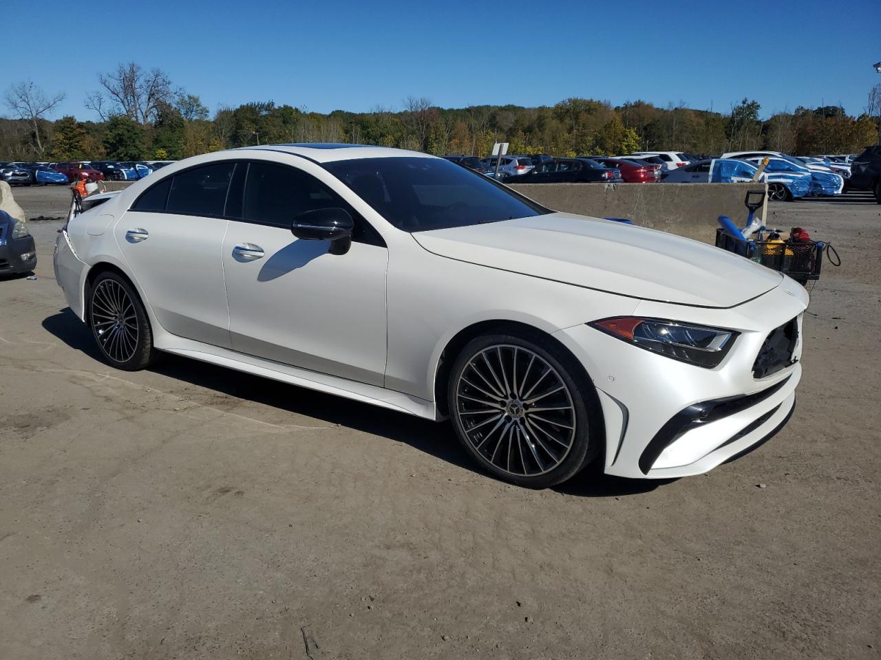 2022 Mercedes-benz Cls 450 4matic White vin: W1K2J5KB4NA098975