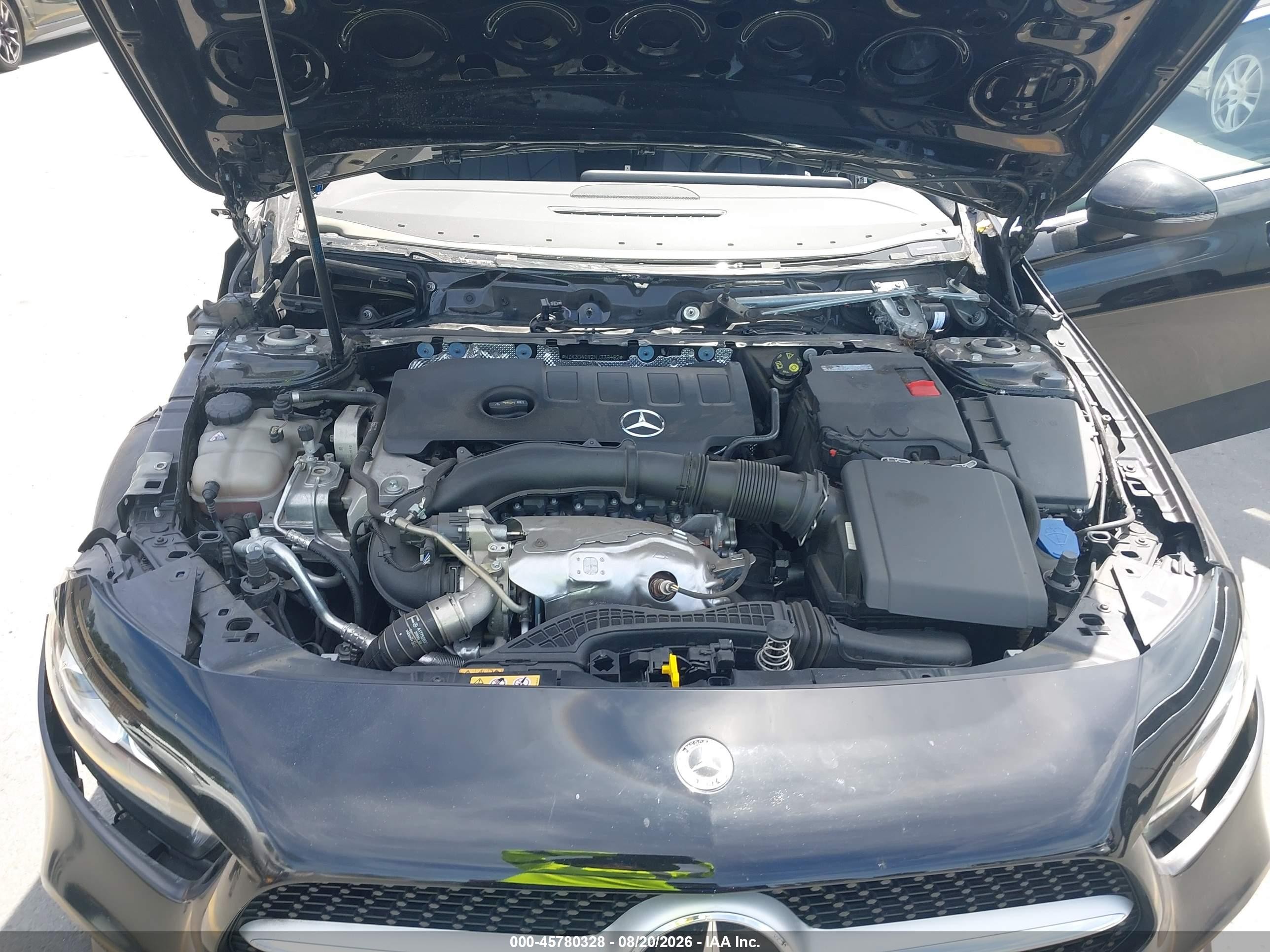 2022 Mercedes-benz A 220   Black vin: W1K3G4EB2NJ336492