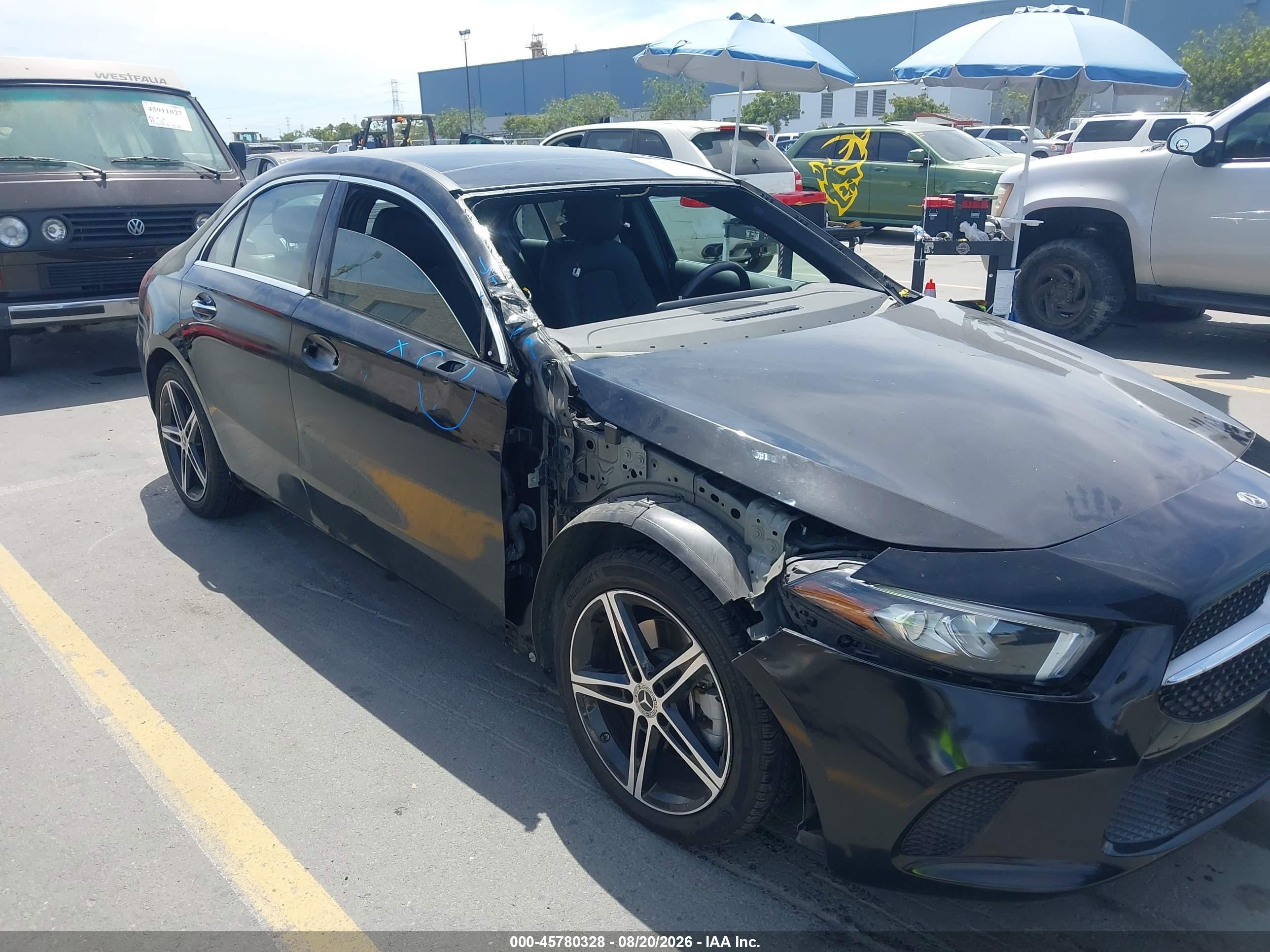 2022 Mercedes-benz A 220   Black vin: W1K3G4EB2NJ336492
