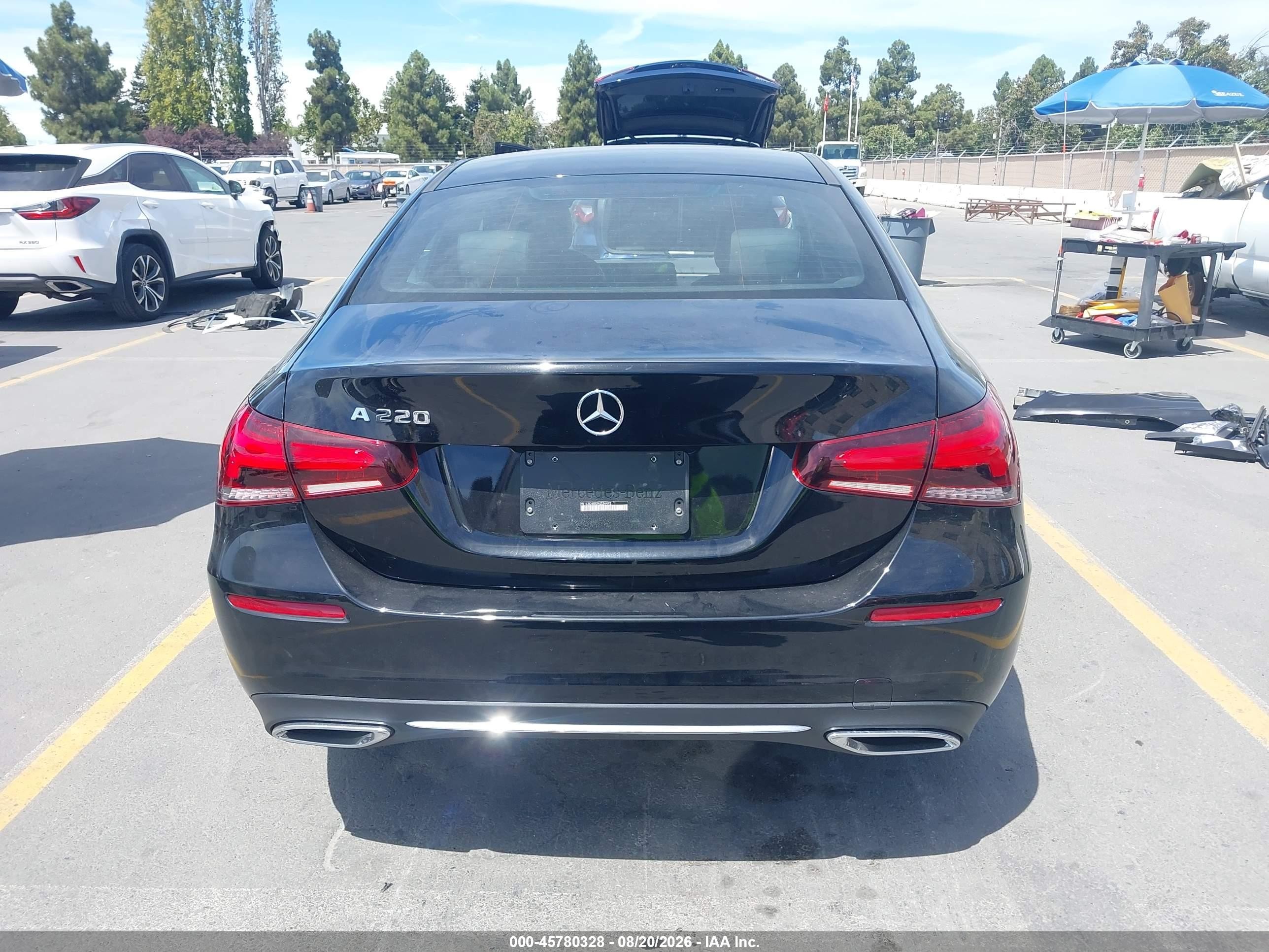 2022 Mercedes-benz A 220   Black vin: W1K3G4EB2NJ336492