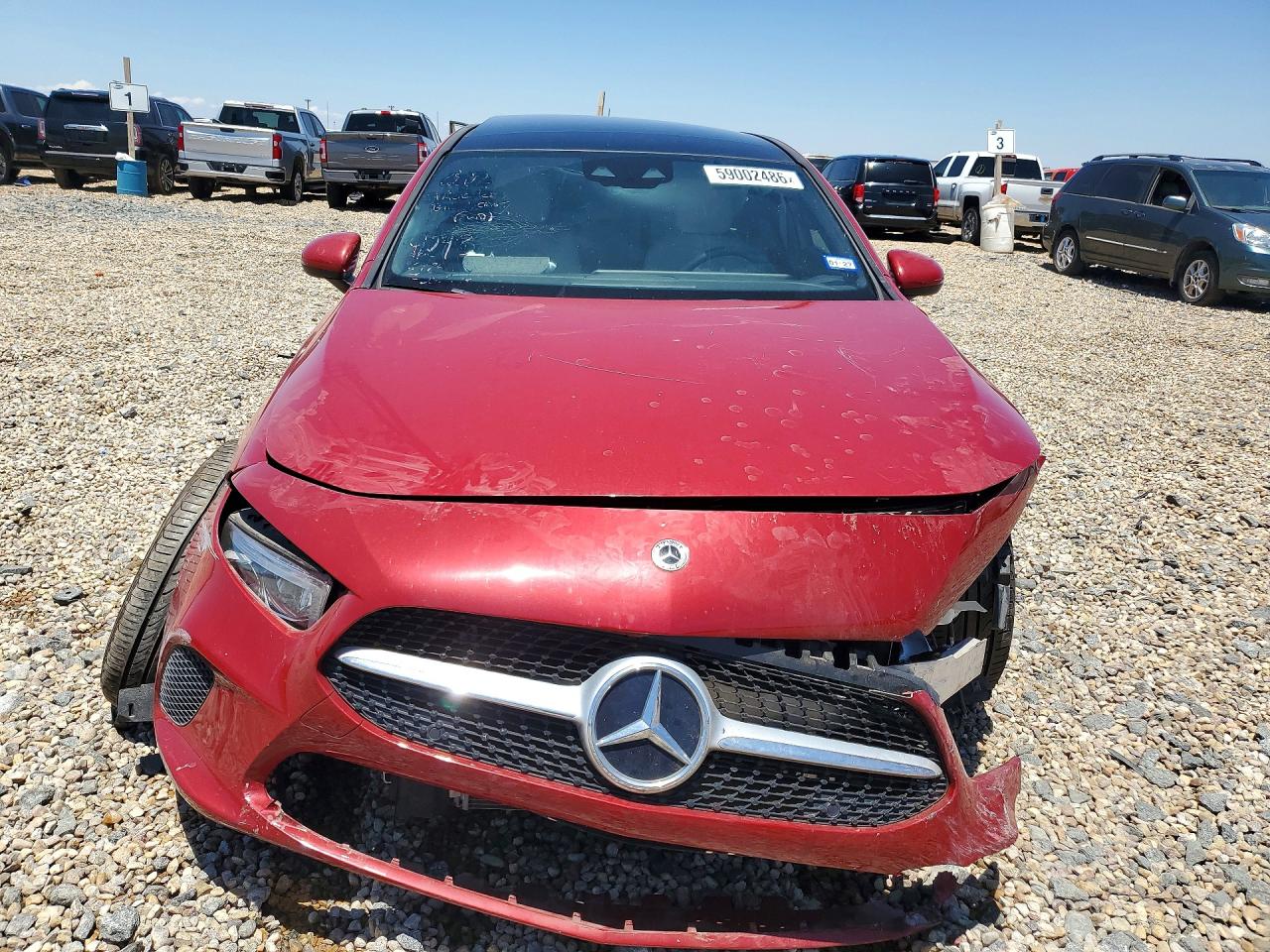 2021 Mercedes-benz A 220 Темно-бордовый vin: W1K3G4EB5MJ299243