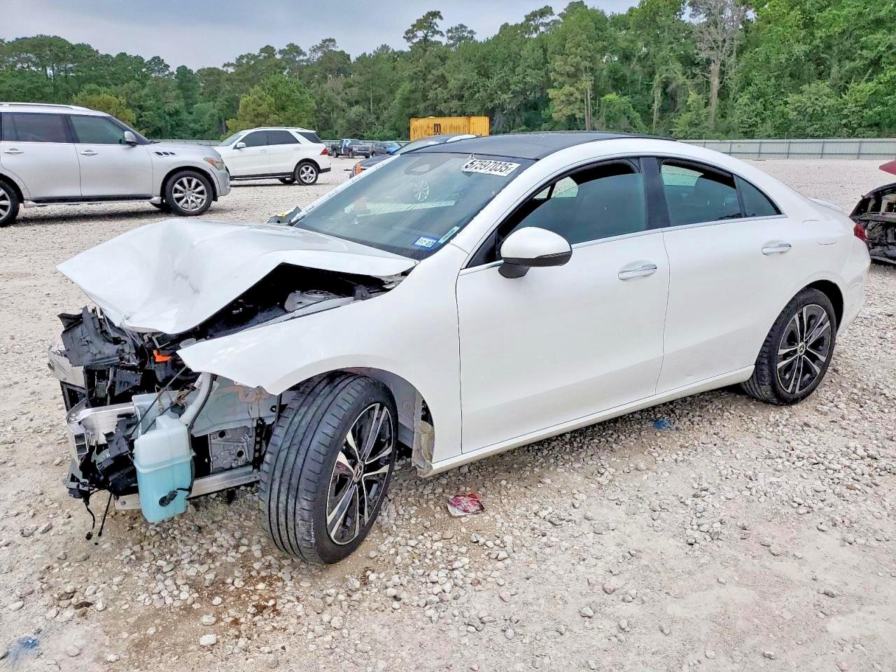 2025 Mercedes-benz Cla 250 White vin: W1K5J4GB0SN481638