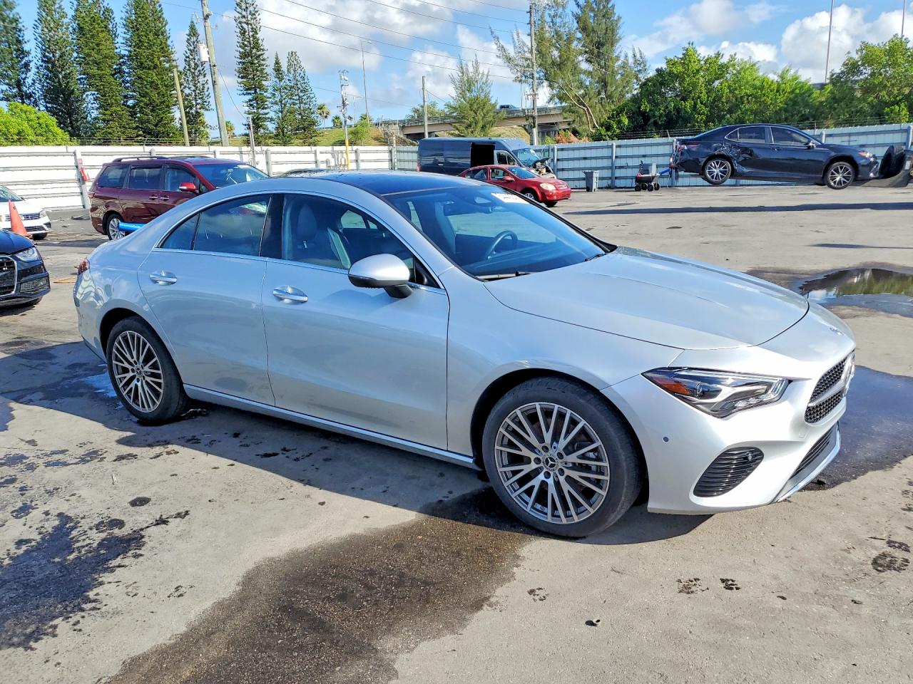 2025 Mercedes-benz Cla 250 4matic Серебряный vin: W1K5J4HB0SN525619