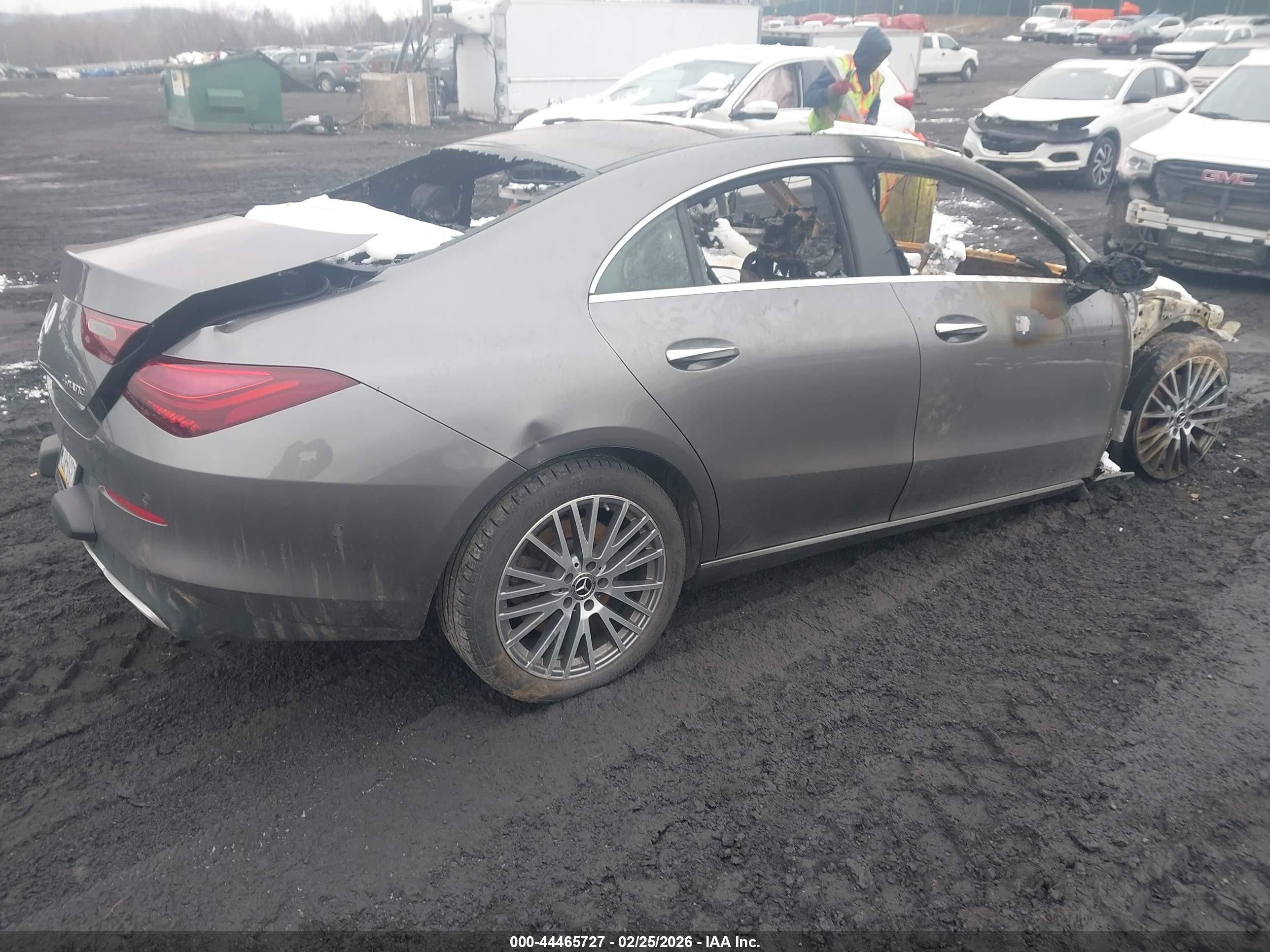 2024 Mercedes-benz Cla 250 Coupe 4matic Серый vin: W1K5J4HB1RN450875