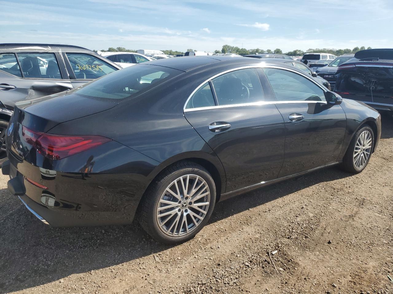 2025 Mercedes-benz Cla 250 4matic Черный vin: W1K5J4HB9SN536036