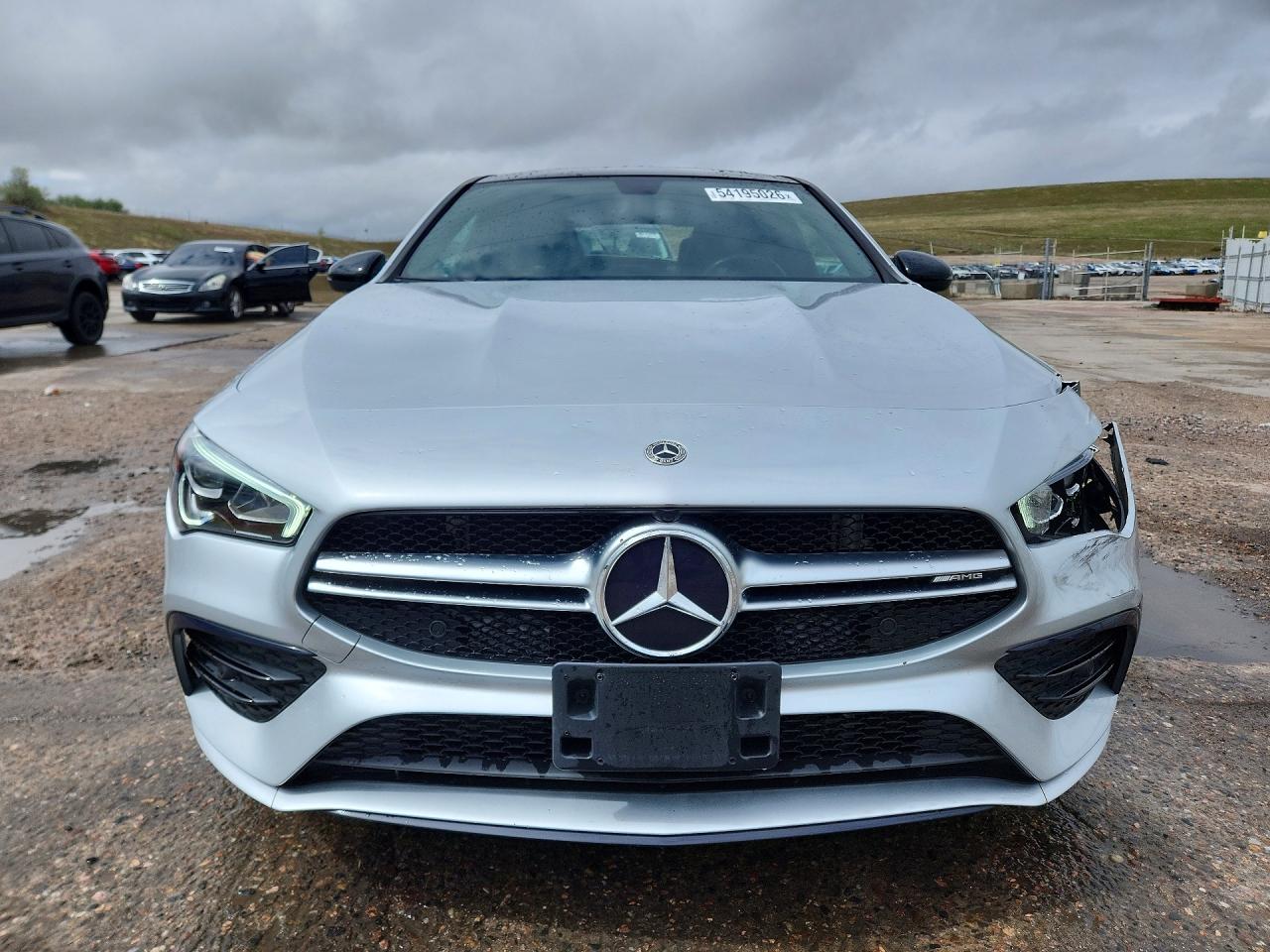 2022 Mercedes-benz Cla Amg 35 4matic Серебряный vin: W1K5J5BB5NN302740