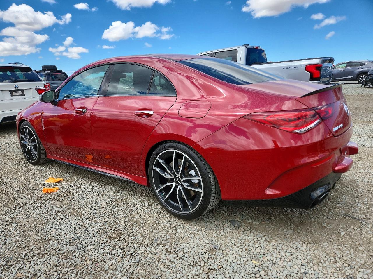 2021 Mercedes-benz Cla Amg 35 4matic Red vin: W1K5J5BB7MN150412