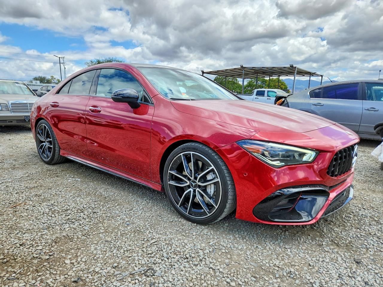 2021 Mercedes-benz Cla Amg 35 4matic Red vin: W1K5J5BB7MN150412