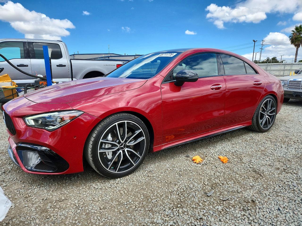 2021 Mercedes-benz Cla Amg 35 4matic Red vin: W1K5J5BB7MN150412