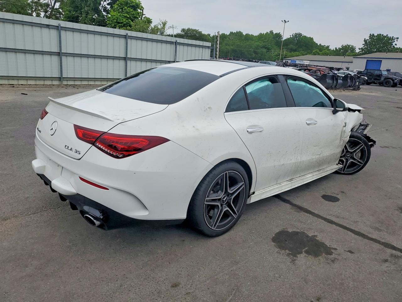 2020 Mercedes-benz Cla Amg 35 4matic White vin: W1K5J5BB8LN118437