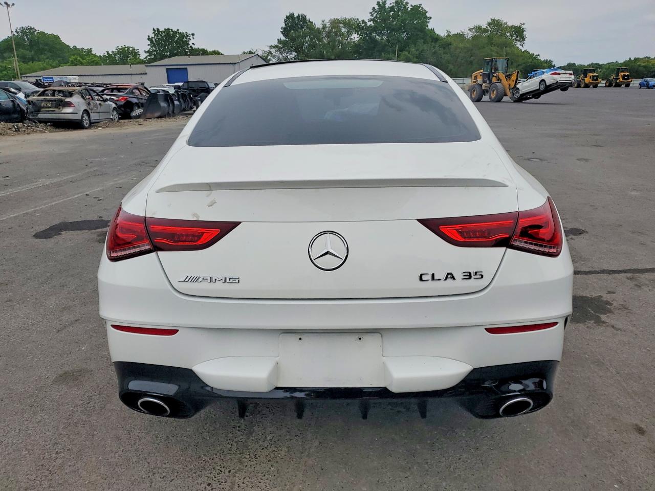 2020 Mercedes-benz Cla Amg 35 4matic White vin: W1K5J5BB8LN118437
