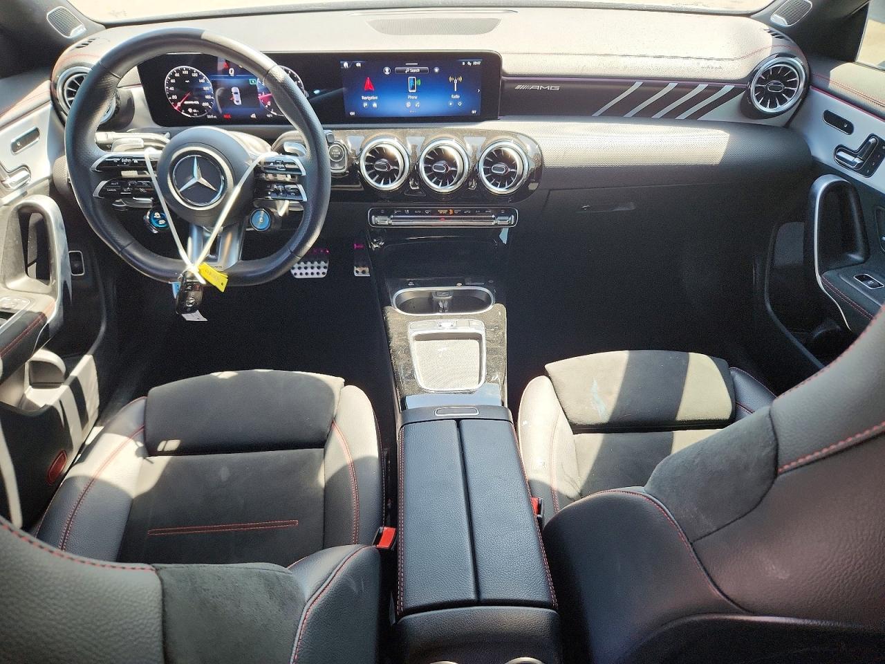 2024 Mercedes-benz Cla Amg 45s 4matic Серый vin: W1K5J5EB9RN442954