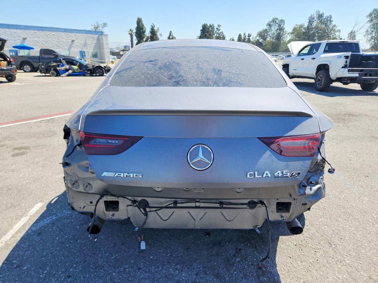 2024 Mercedes-benz Cla Amg 45s 4matic Серый vin: W1K5J5EB9RN442954
