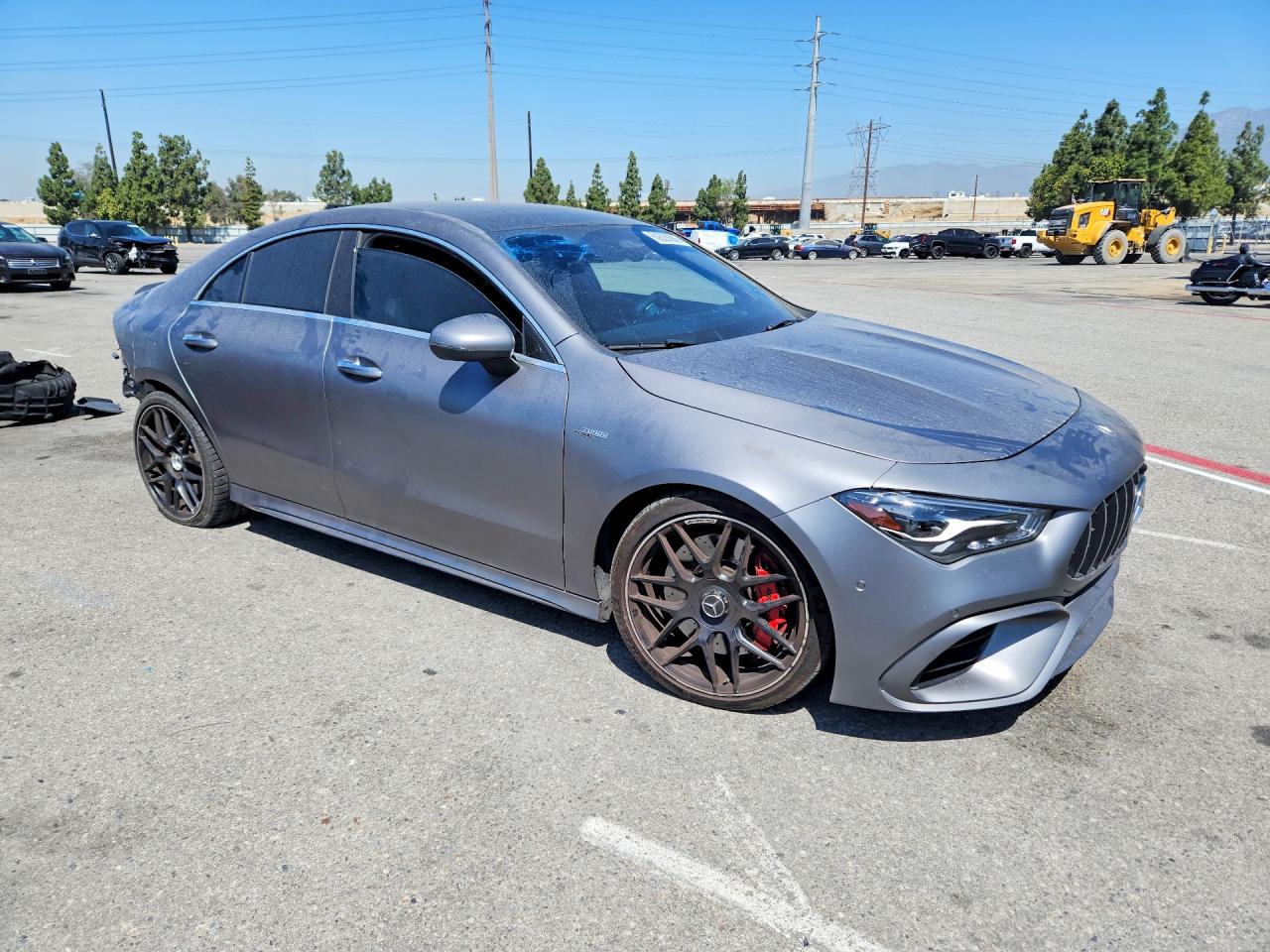 2024 Mercedes-benz Cla Amg 45s 4matic Серый vin: W1K5J5EB9RN442954