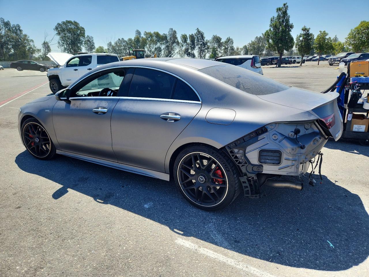 2024 Mercedes-benz Cla Amg 45s 4matic Серый vin: W1K5J5EB9RN442954