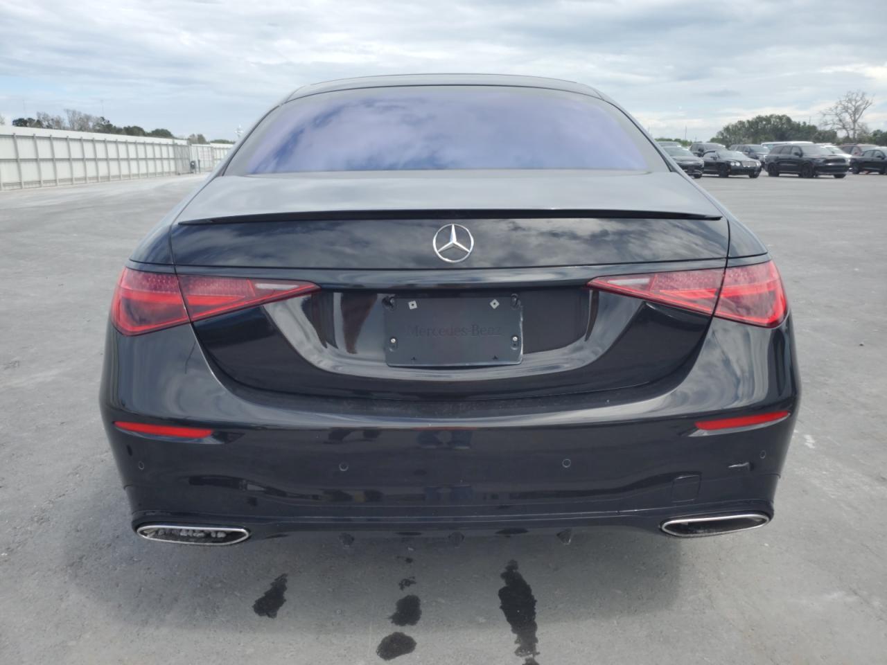 2022 Mercedes-benz S 500 4matic Черный vin: W1K6G6DB0NA098202