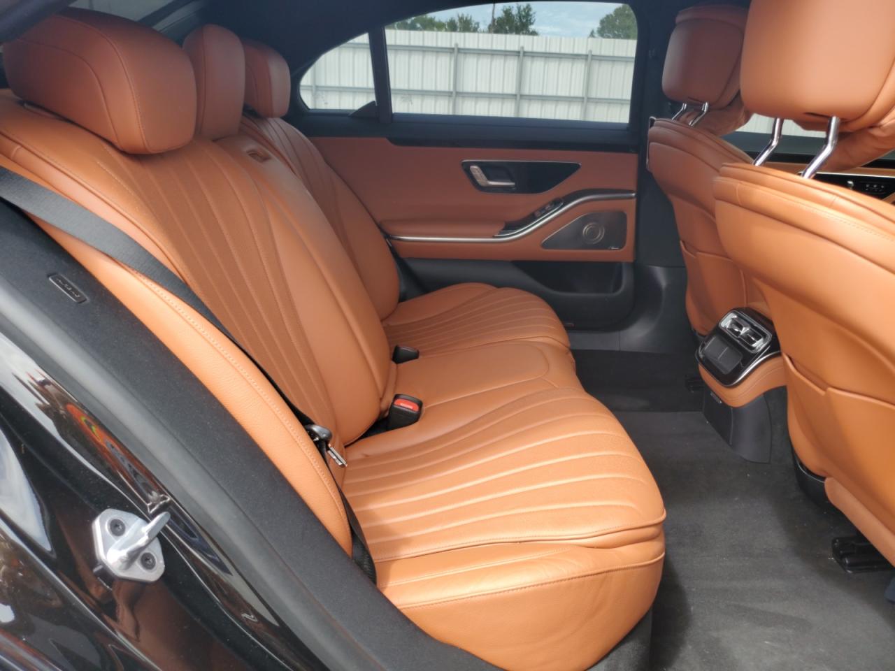2022 Mercedes-benz S 500 4matic Черный vin: W1K6G6DB0NA098202