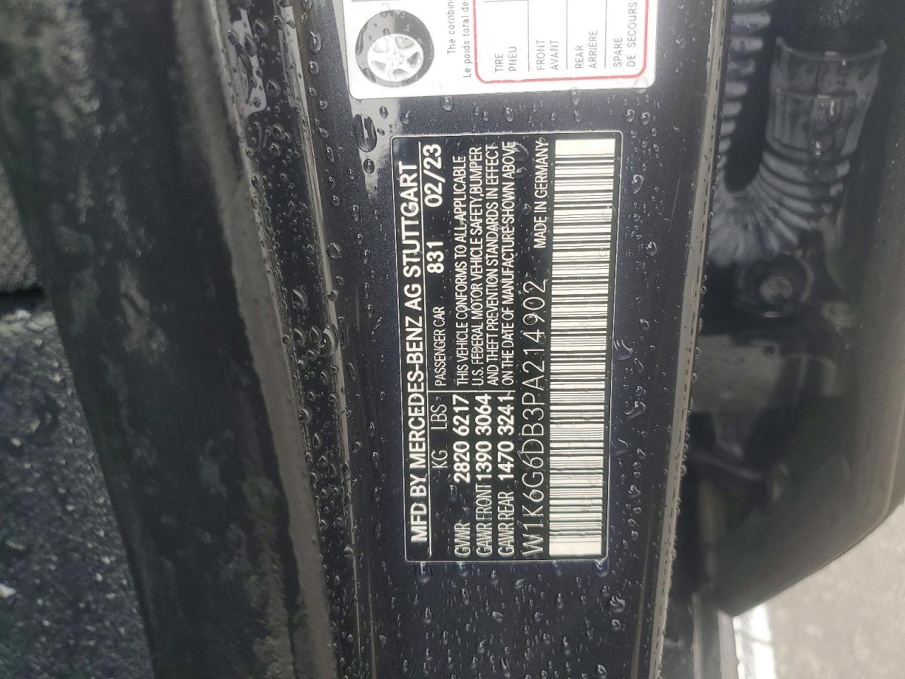 2023 Mercedes-benz S 500 4matic Gray vin: W1K6G6DB3PA214902