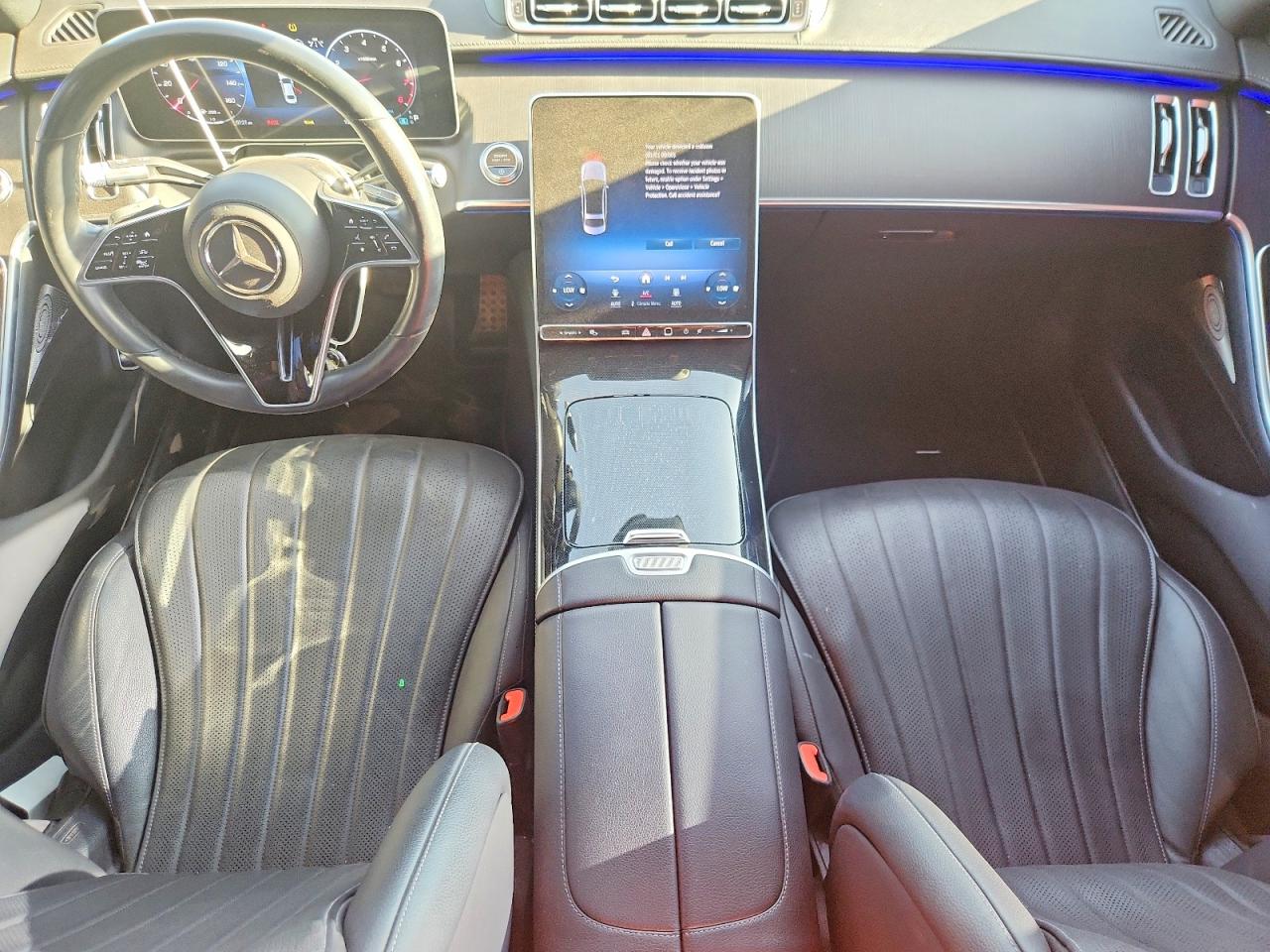 2022 Mercedes-benz S 500 4matic Black vin: W1K6G6DB4NA068250