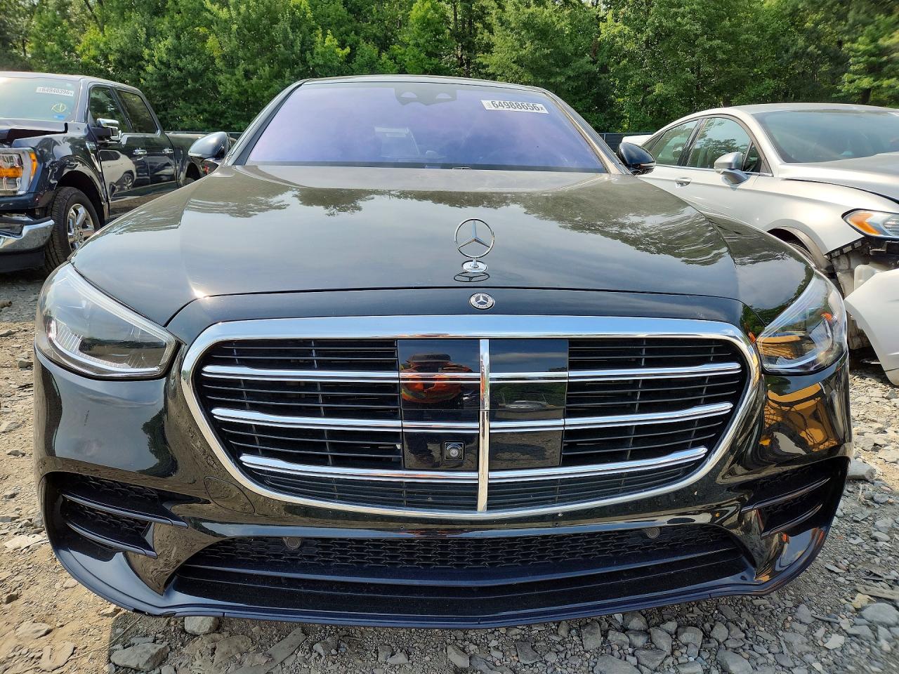 2022 Mercedes-benz S 500 4matic Black vin: W1K6G6DB8NA147372