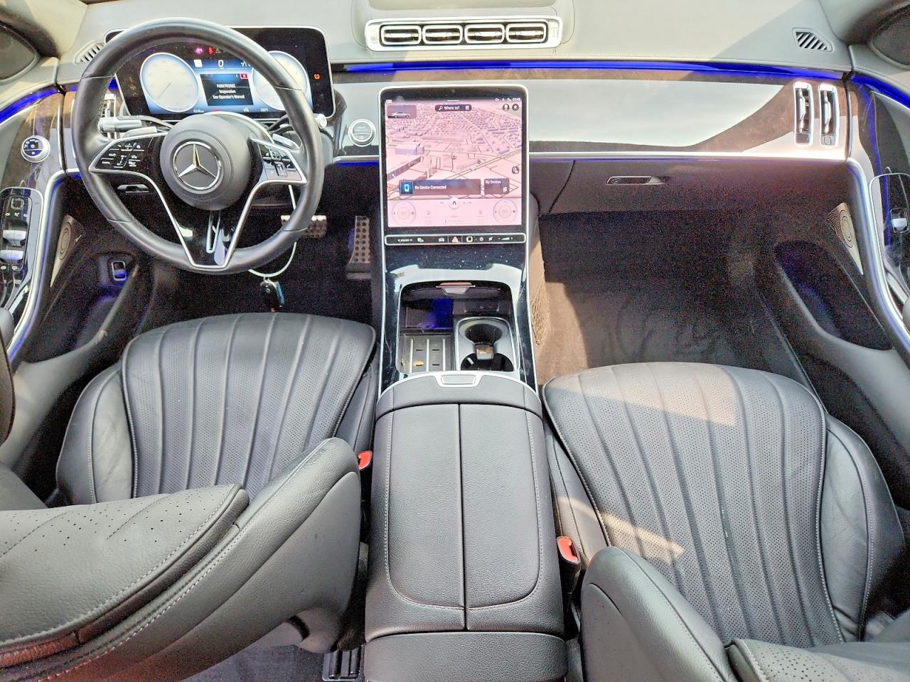 2022 Mercedes-benz S 500 4matic Black vin: W1K6G6DB8NA147372