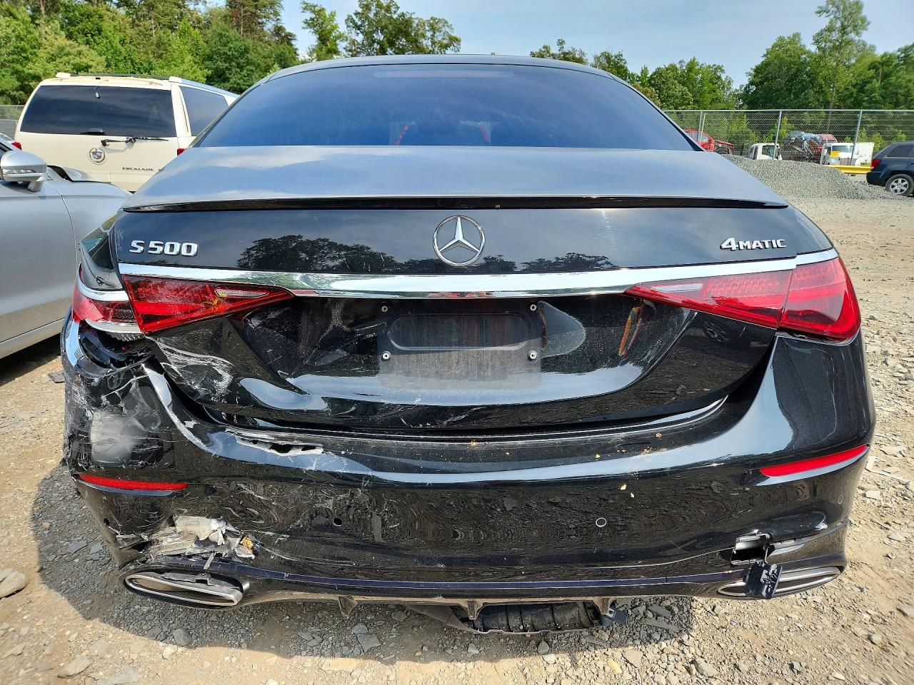 2022 Mercedes-benz S 500 4matic Black vin: W1K6G6DB8NA147372