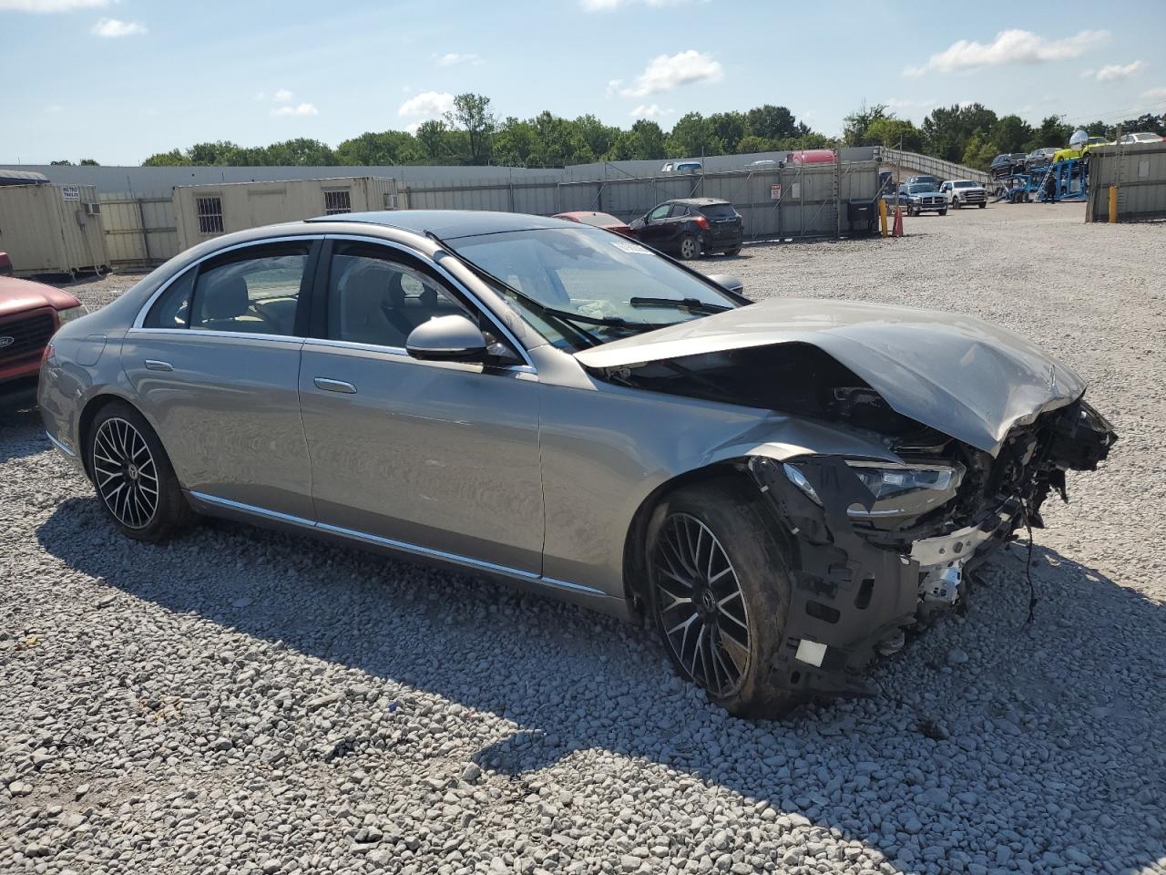 2022 Mercedes-benz S 500 4matic Silver vin: W1K6G6DB8NA164768