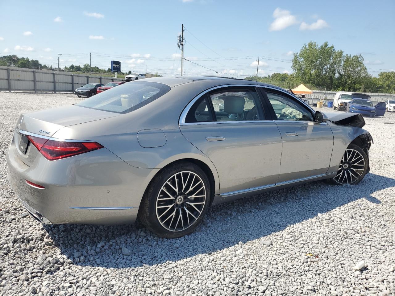 2022 Mercedes-benz S 500 4matic Silver vin: W1K6G6DB8NA164768