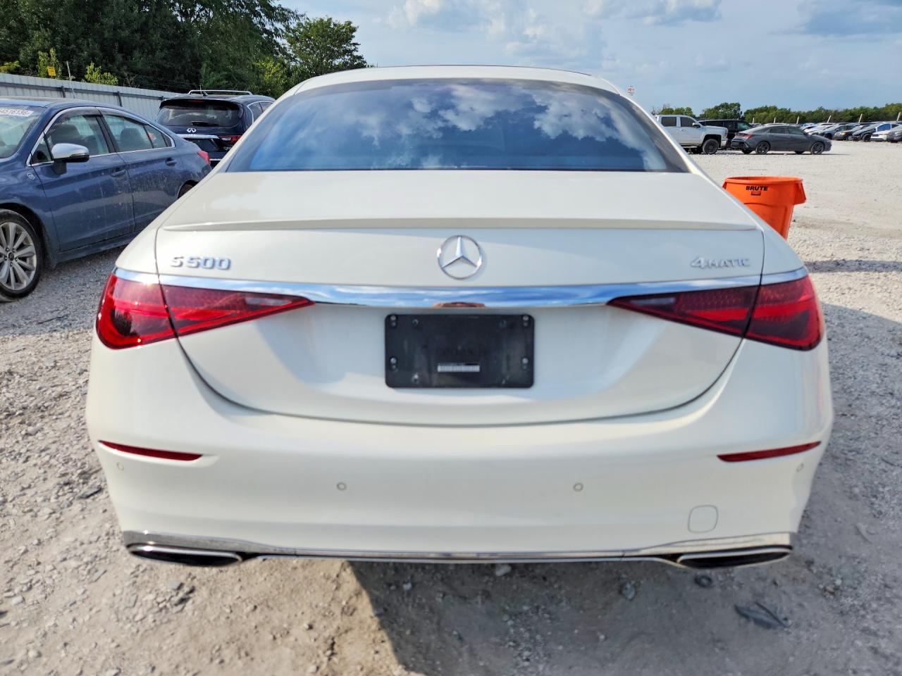2023 Mercedes-benz S 500 4matic White vin: W1K6G6DB8PA215821