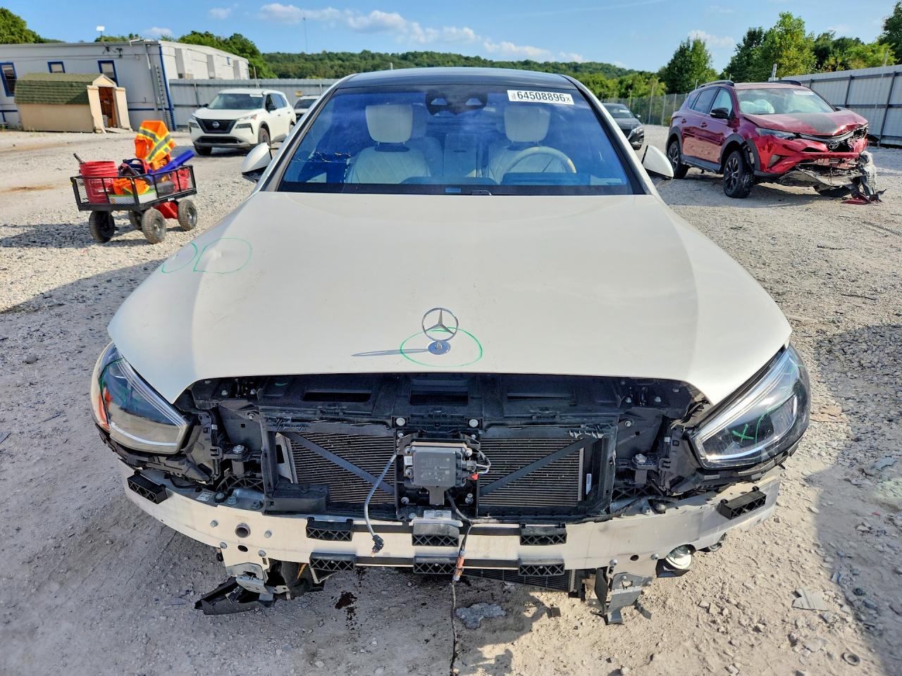 2023 Mercedes-benz S 500 4matic White vin: W1K6G6DB8PA215821