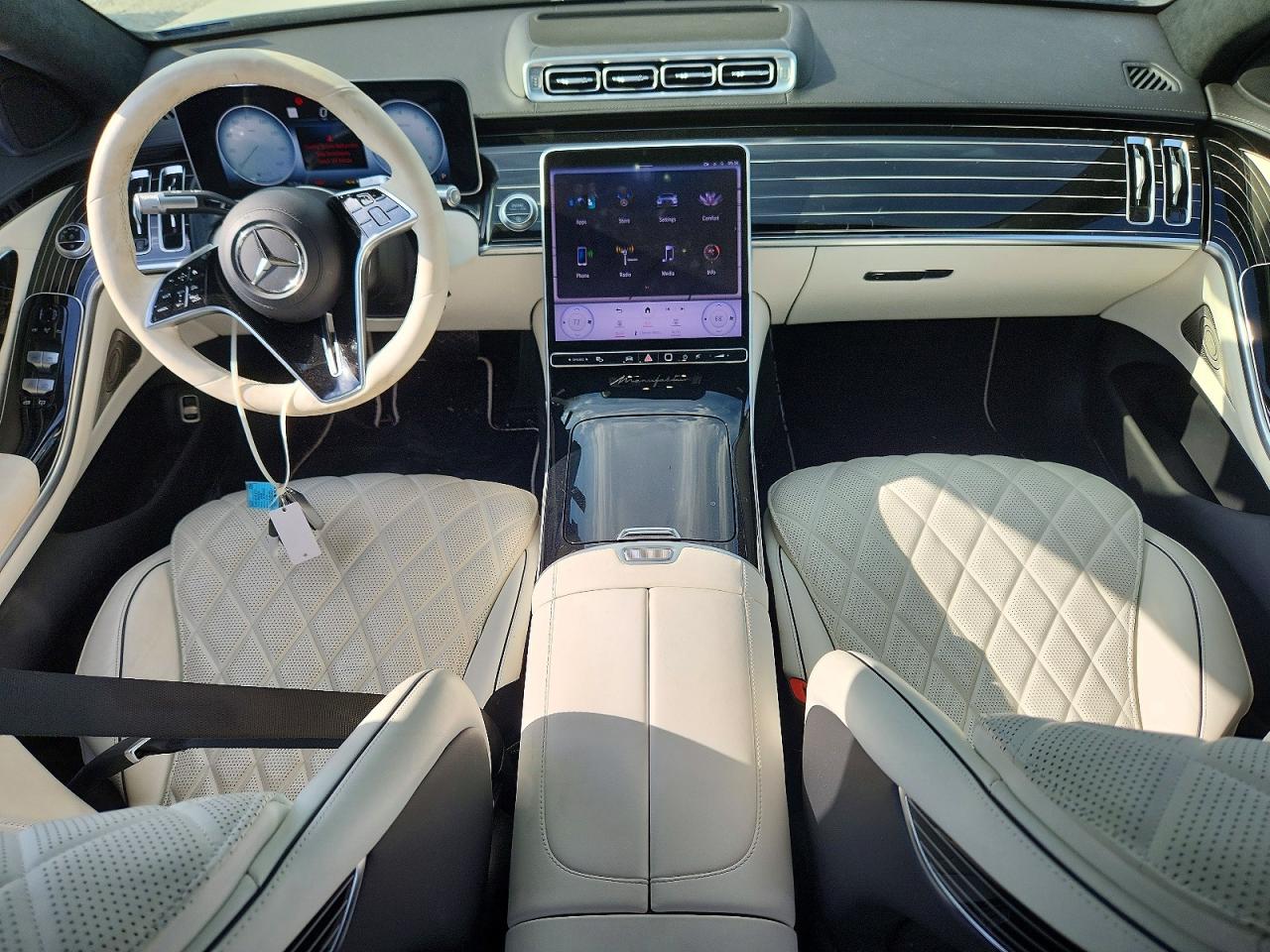 2023 Mercedes-benz S 500 4matic White vin: W1K6G6DB8PA215821