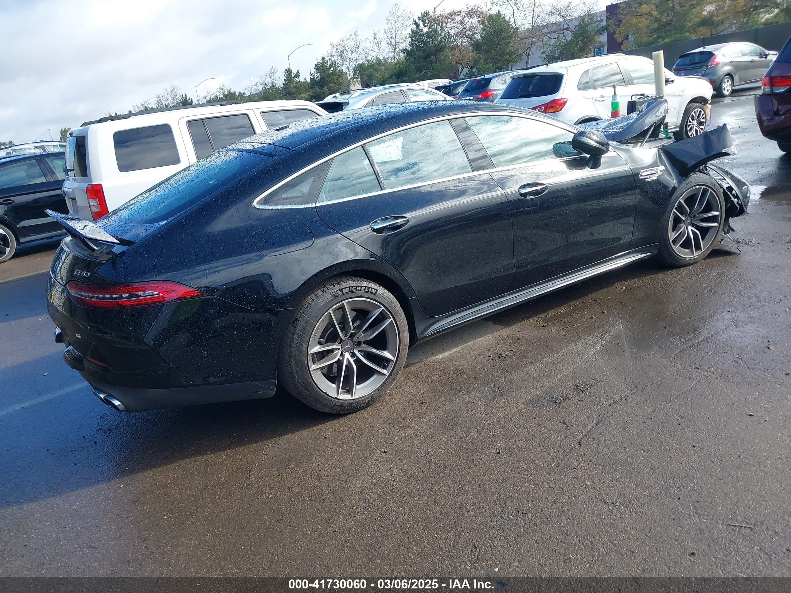 2021 Mercedes-benz Amg Gt 43 4-door Coupe   Black vin: W1K7X5KB1MA037053