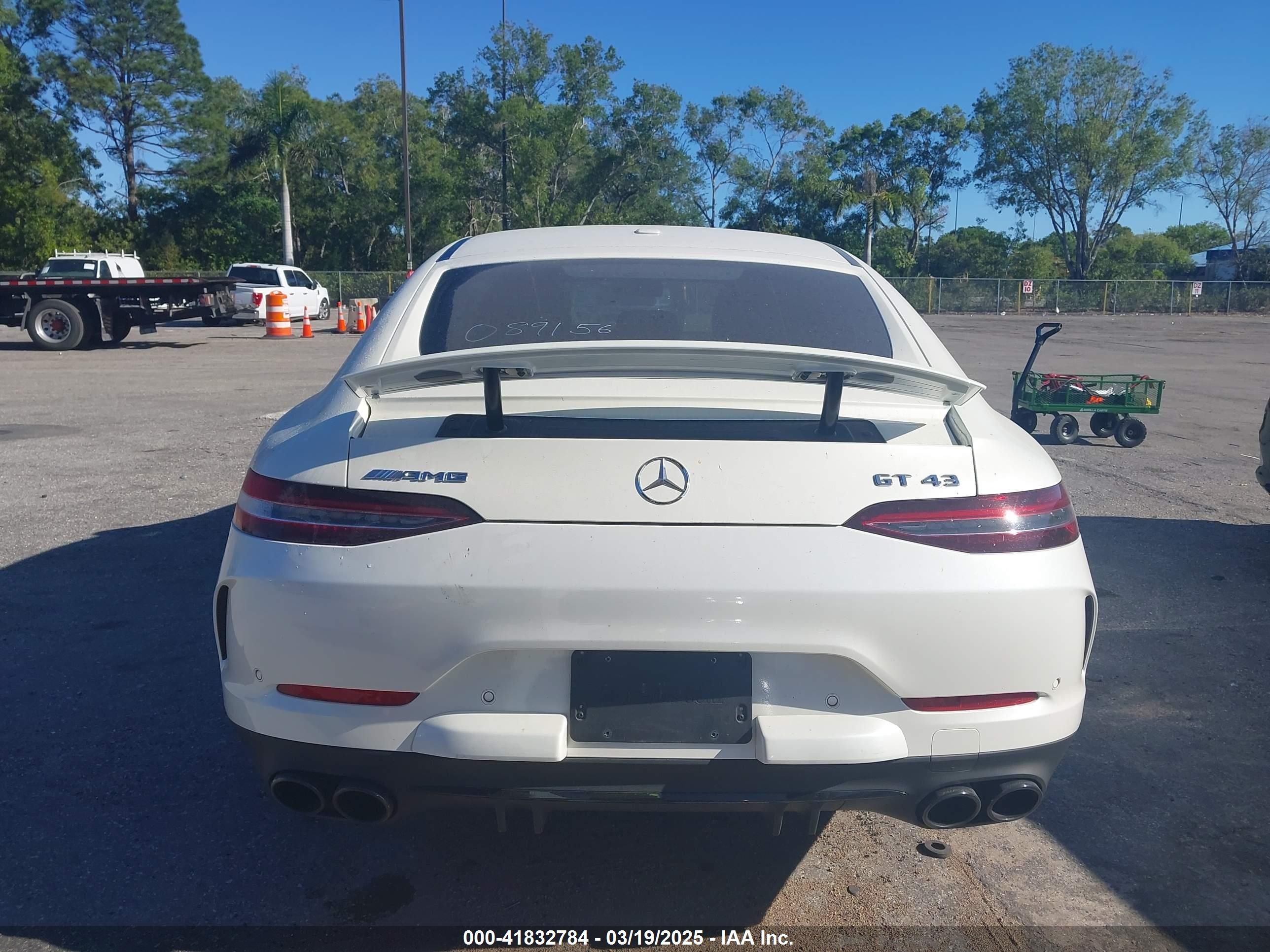 2023 Mercedes-benz Amg Gt 43 4-door Coupe   White vin: W1K7X5KB1PA058392