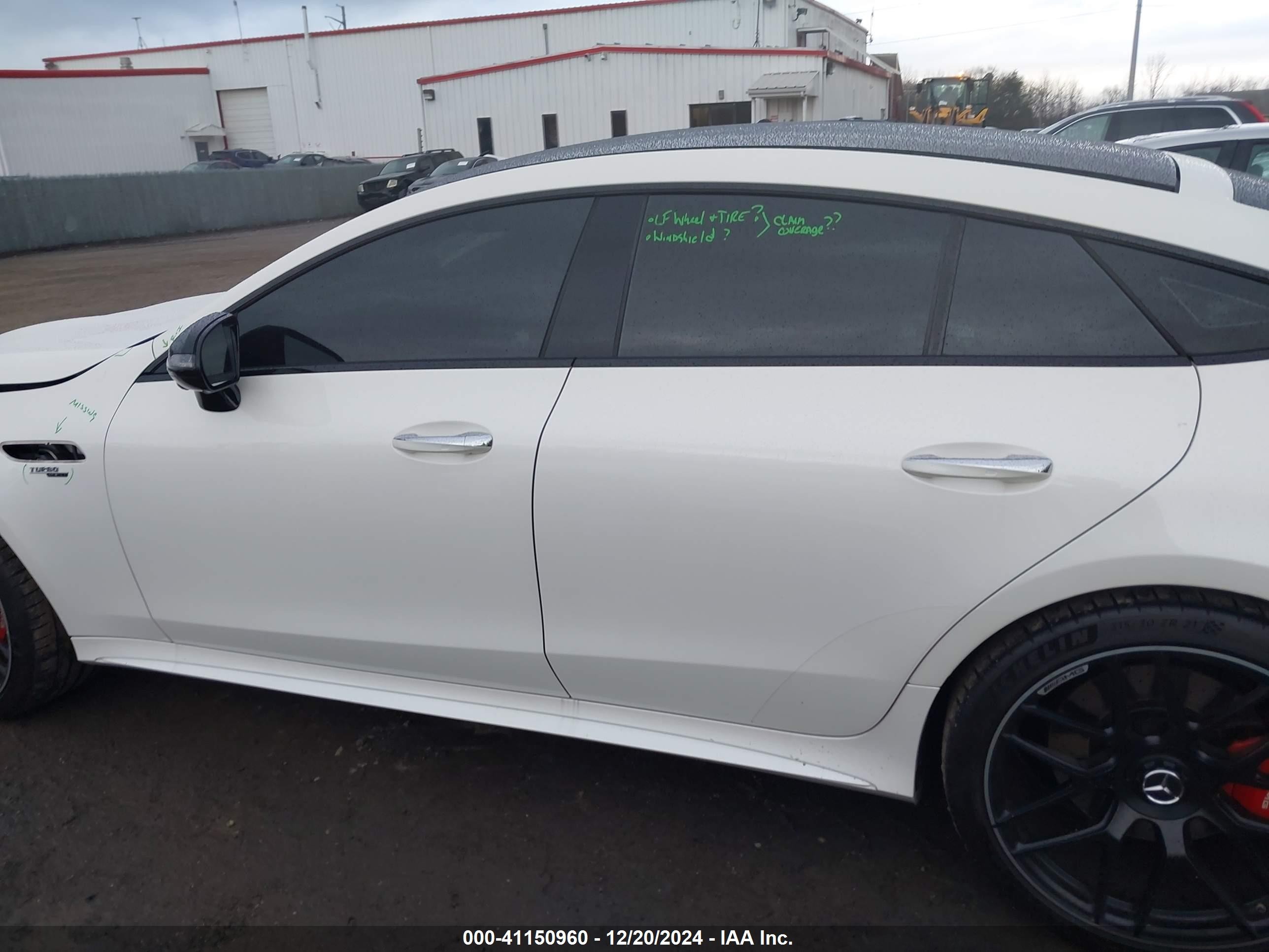 2021 Mercedes-benz Amg Gt 43 4-door Coupe   Белый vin: W1K7X5KB3MA037006